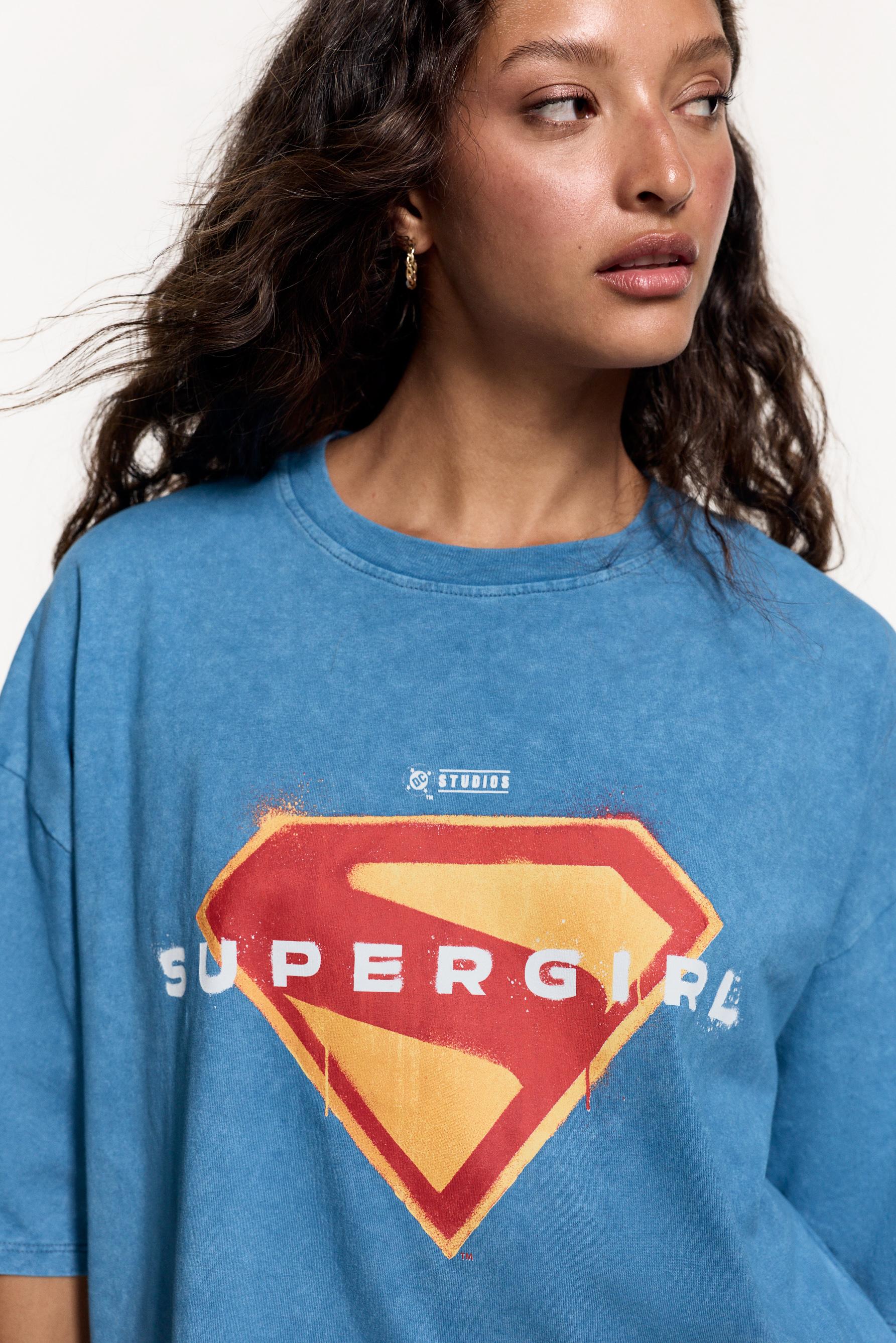 Supergirl ™Warner Bros T-shirt — BLUE
