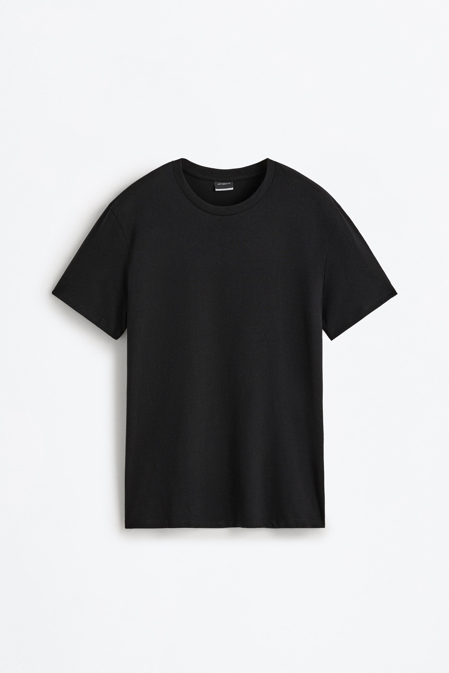 2-pack of basic T-shirts — BLACK