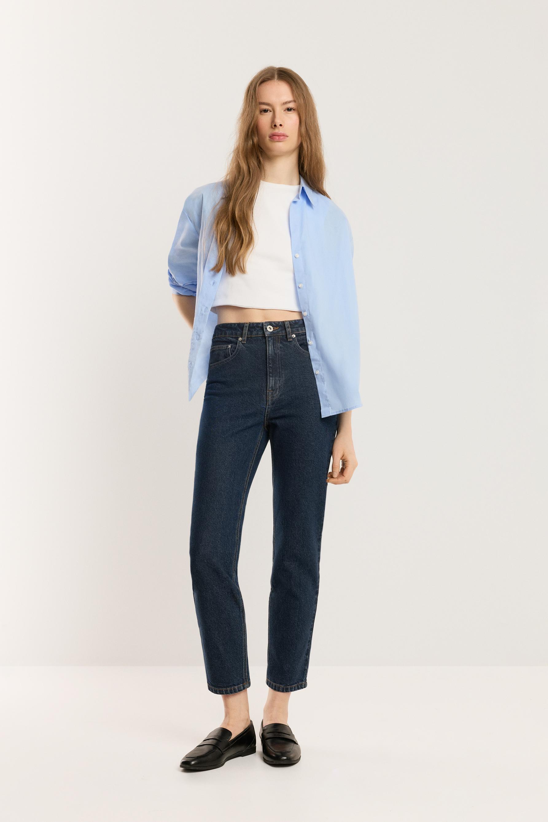 Mom fit jeans — BLUE
