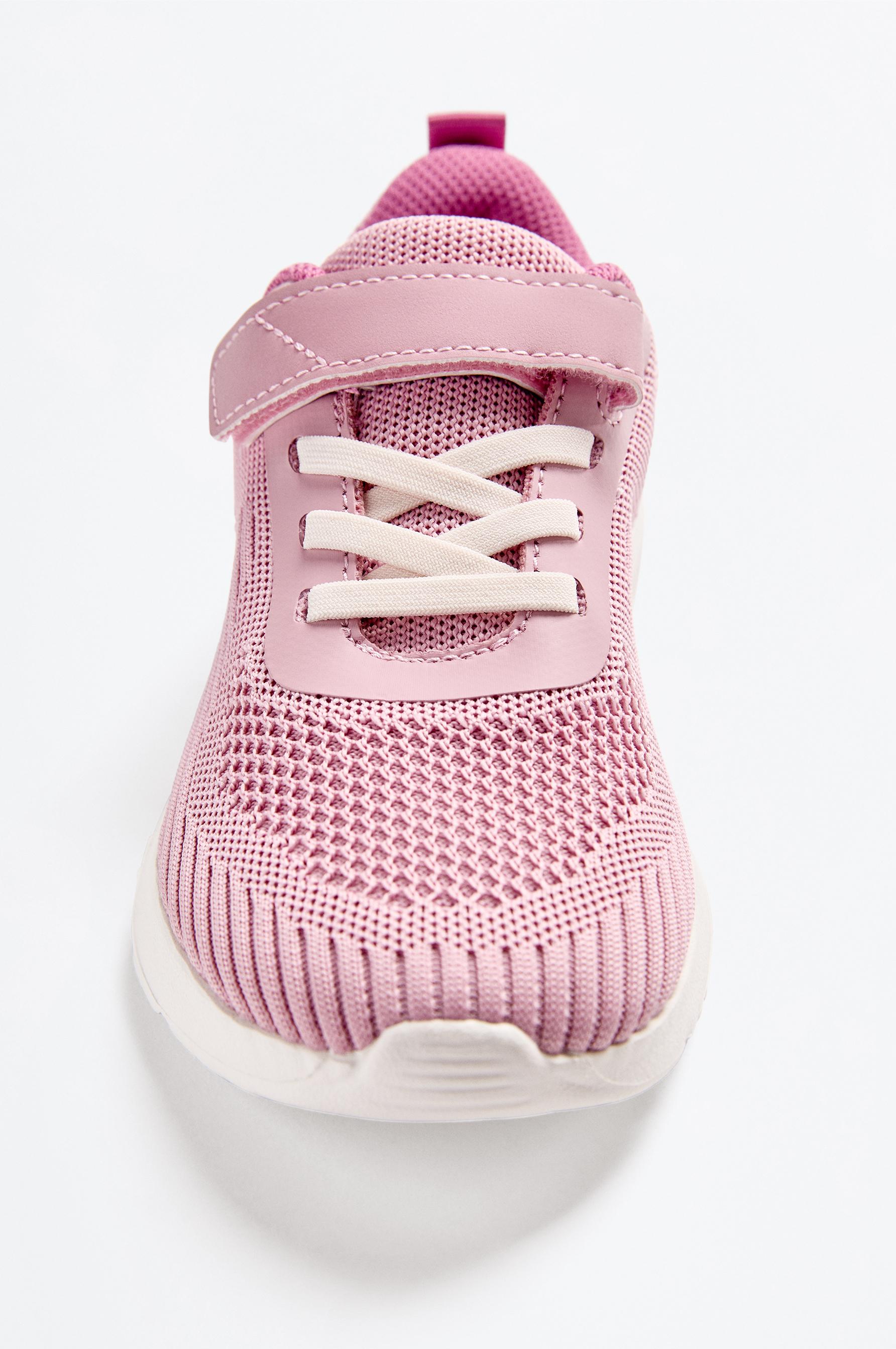 Woven sports shoe — PALE PINK