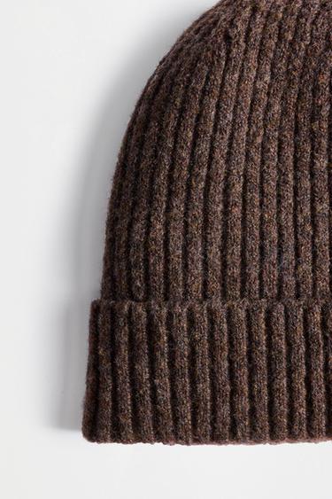 Ribbed hat — CHOCOLATE 2