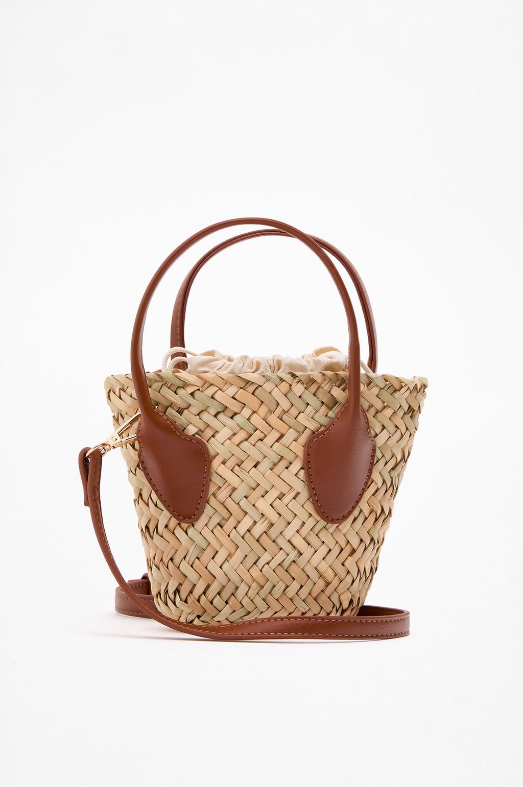 Natural jute tote bag
