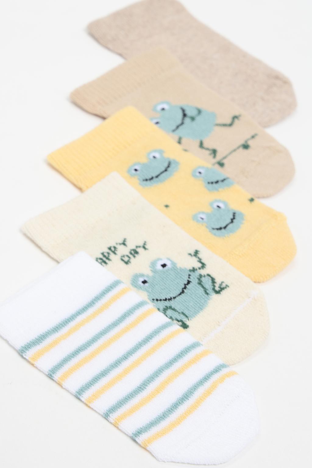 5-pack of frog socks