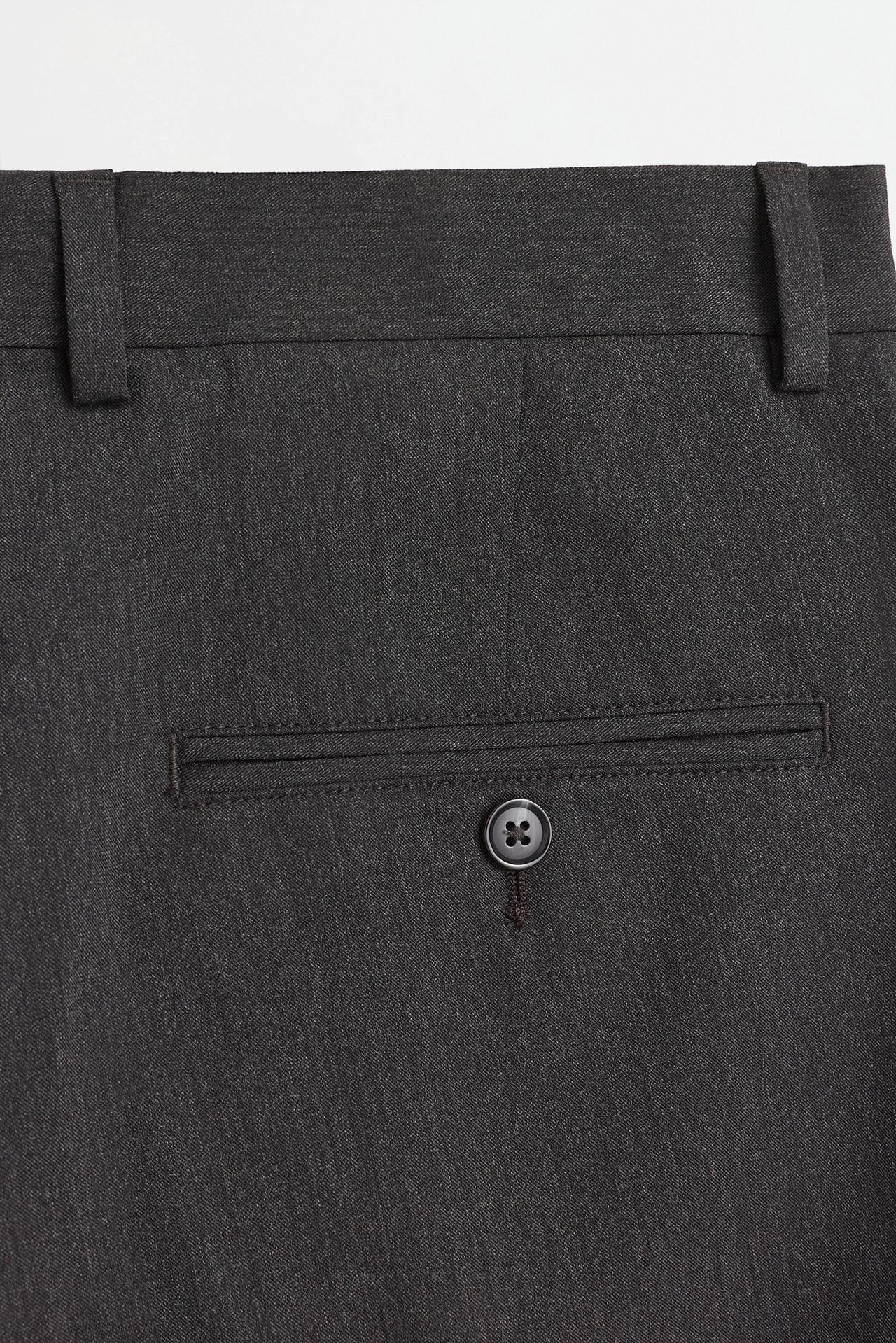 Slim fit suit trousers — CHARCOAL