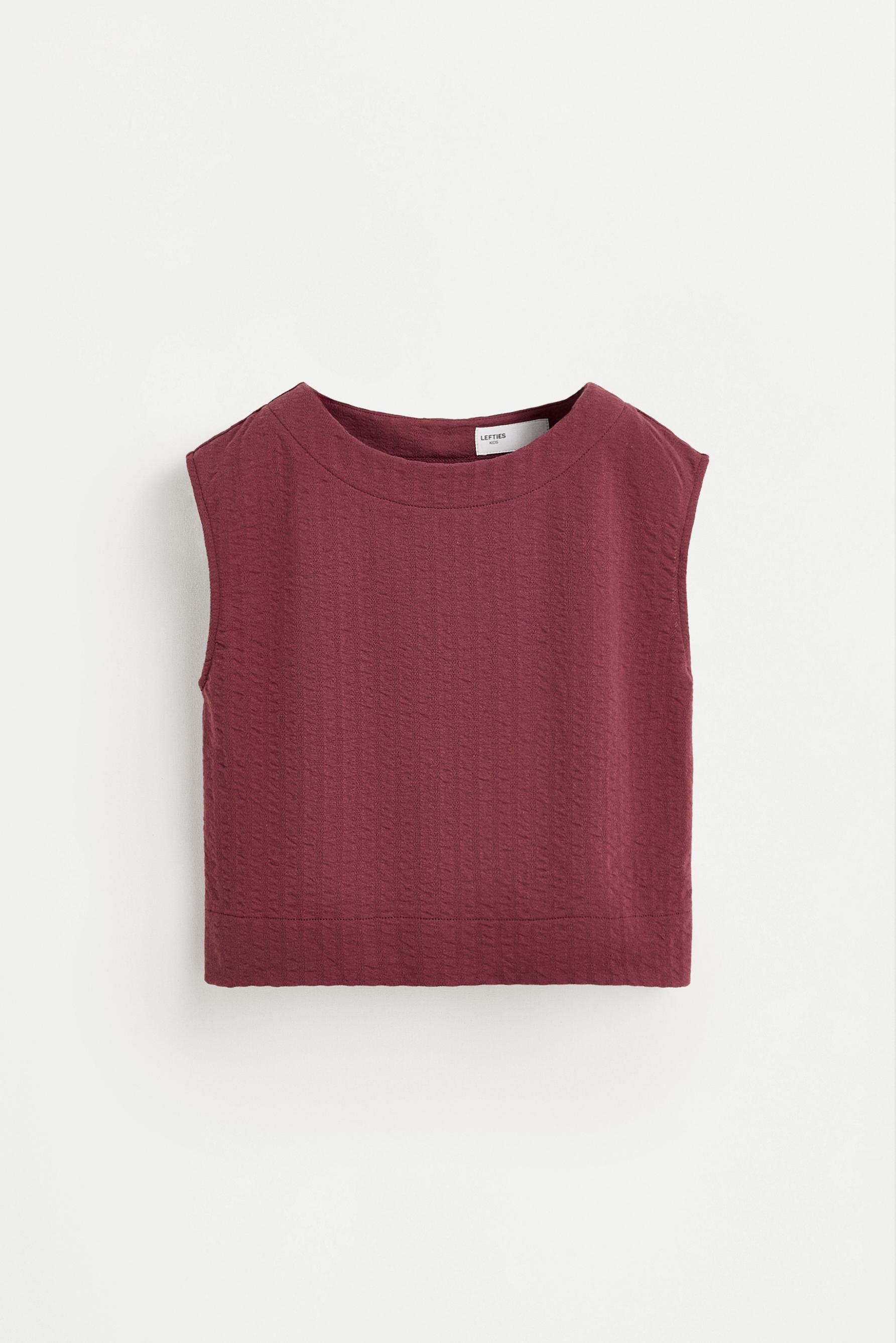Bias cut top — PLUM