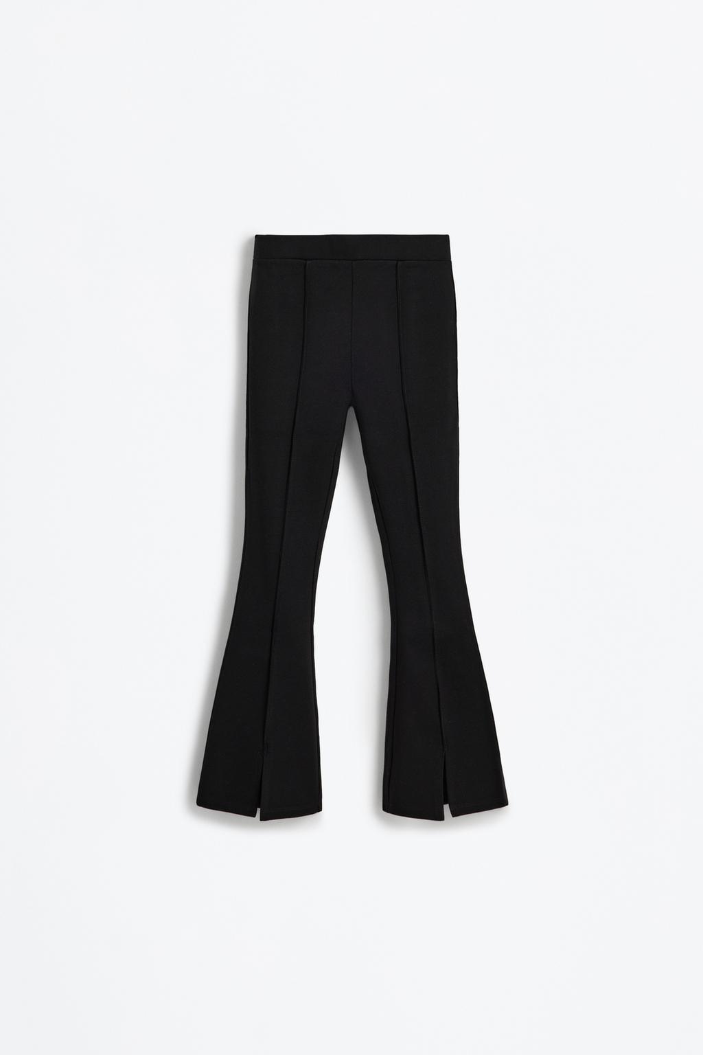 Ponte di Roma knit bell bottom leggings