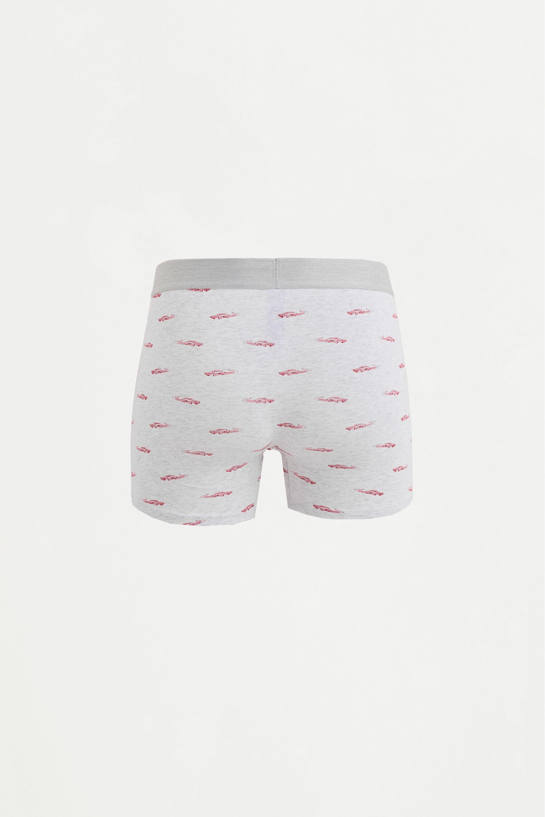 Pack of 5 assorted long boxers — NAVY