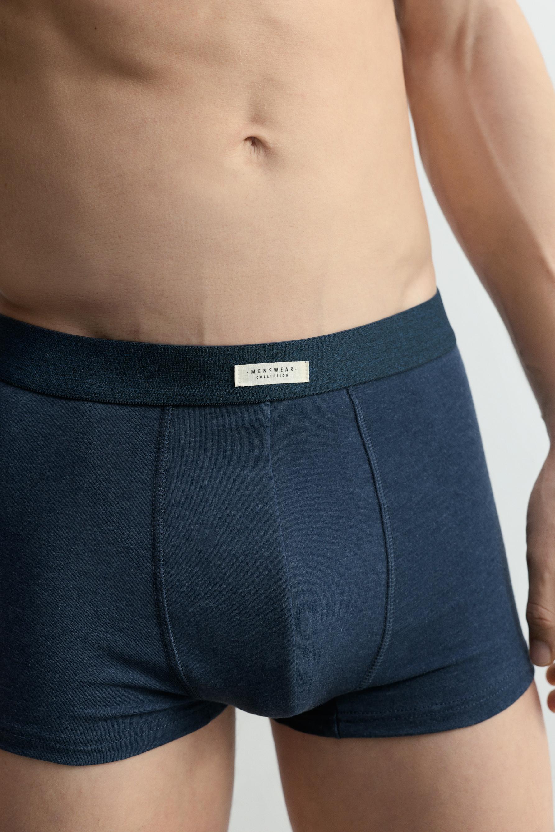 Basic Boxers (3-Pack) — BLUE