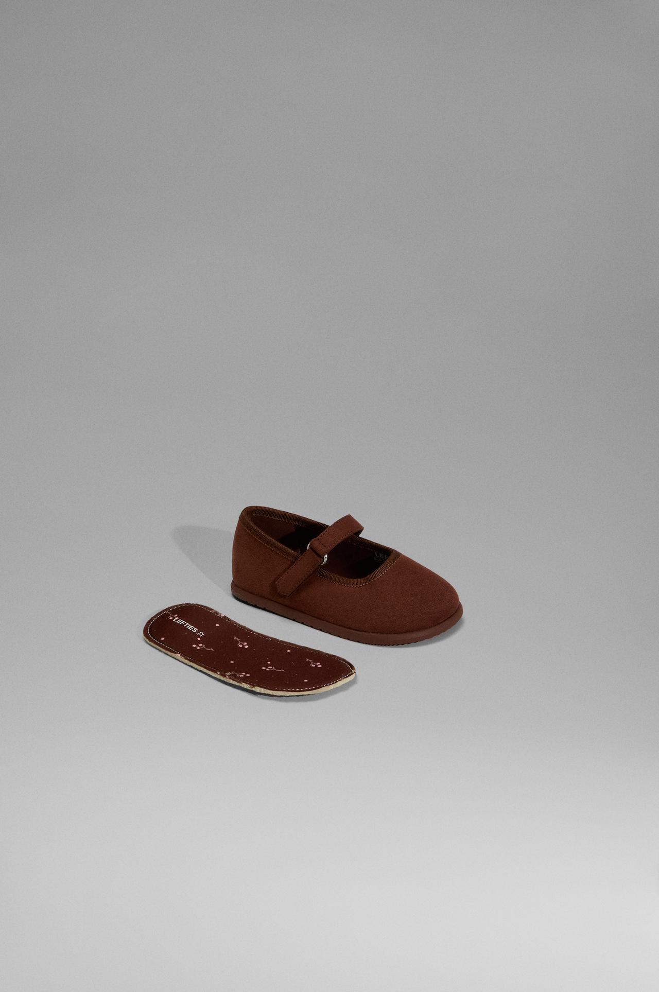 Barefoot Mary Janes — BROWN