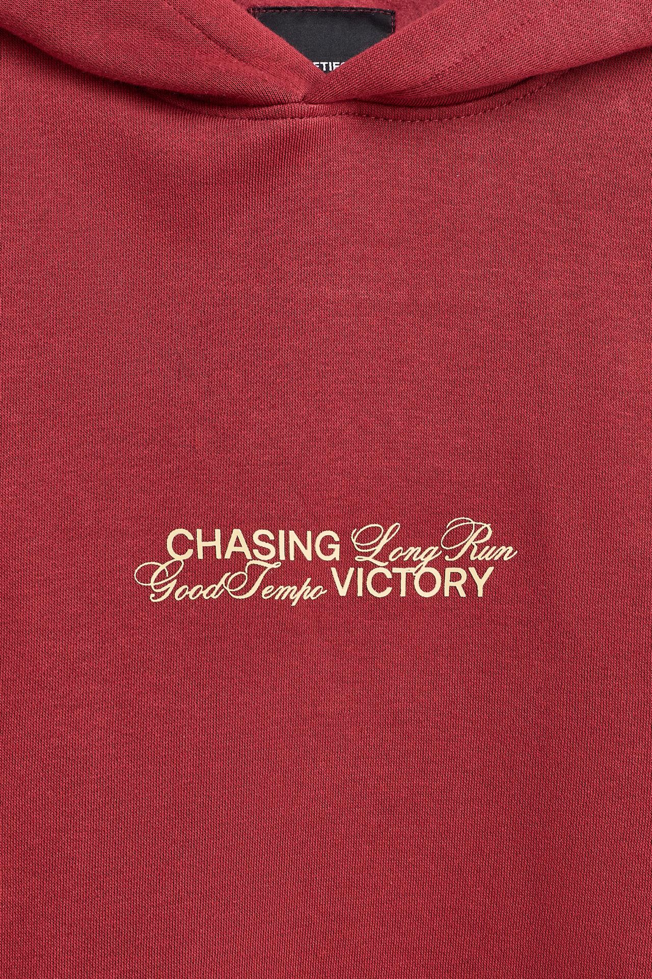 Printed sweatshirt — CHOCOLATE