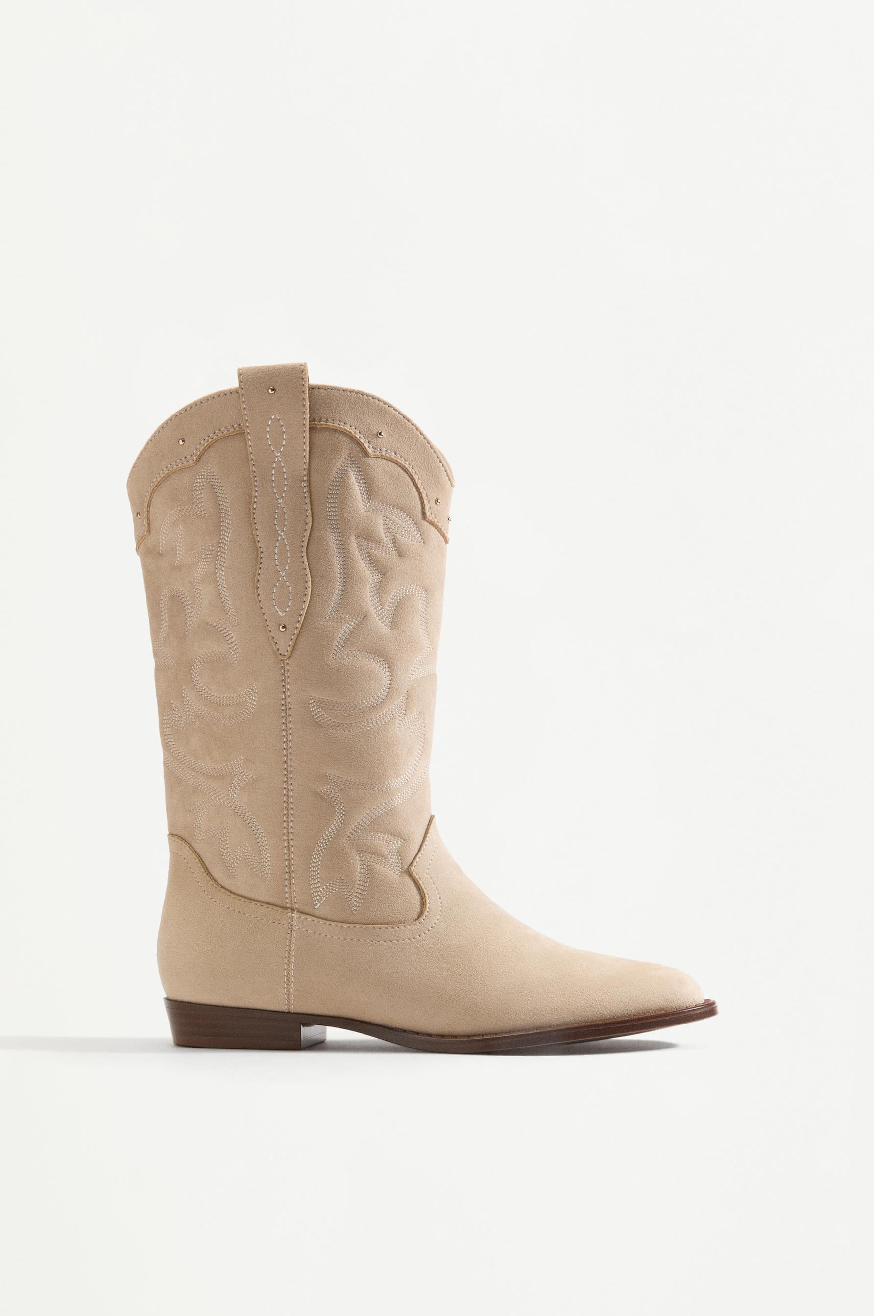Cowboy boots — BROWN