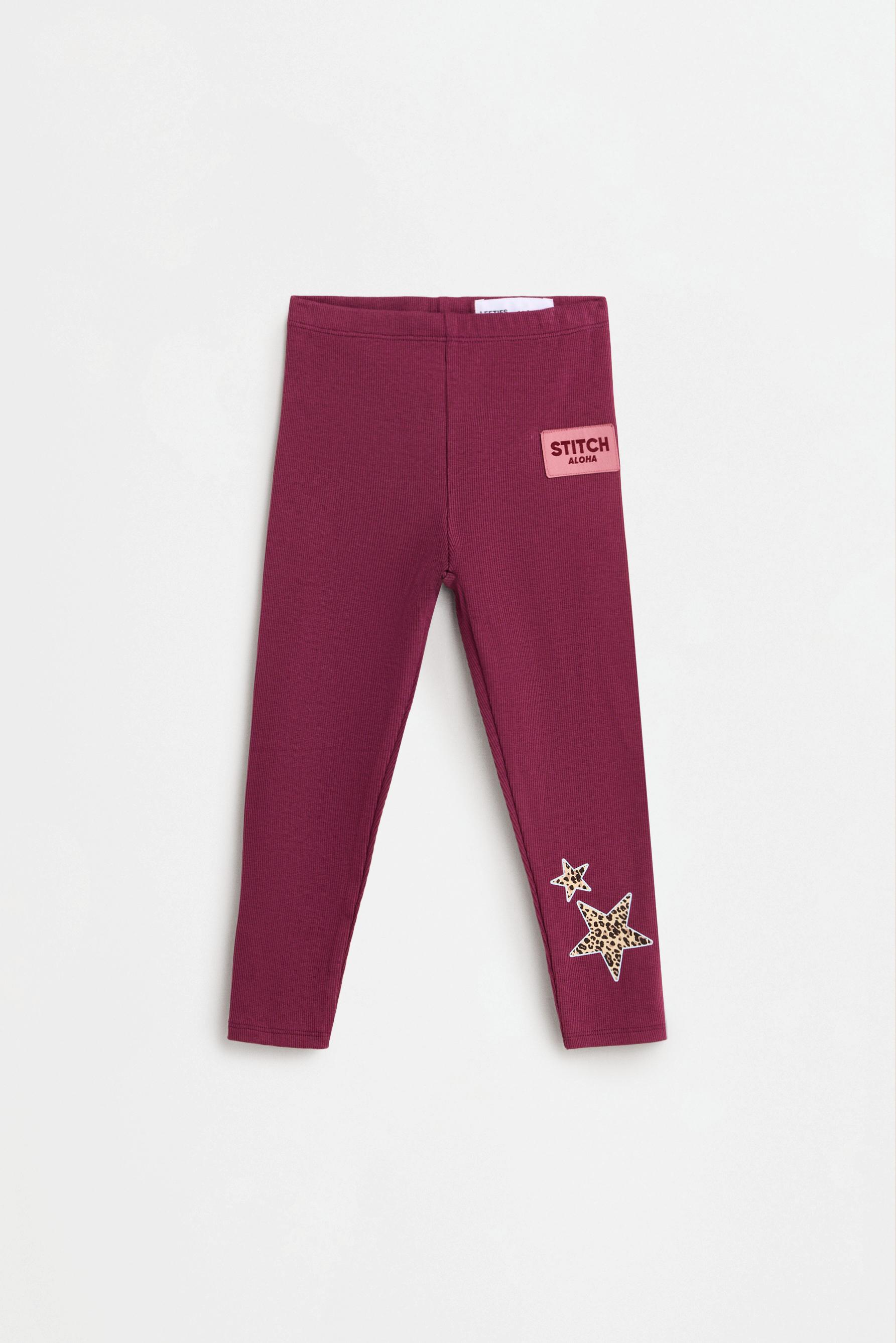 Stitch ©Disney ruffle sweatshirt and leggings co-ord — MEDIUM PINK