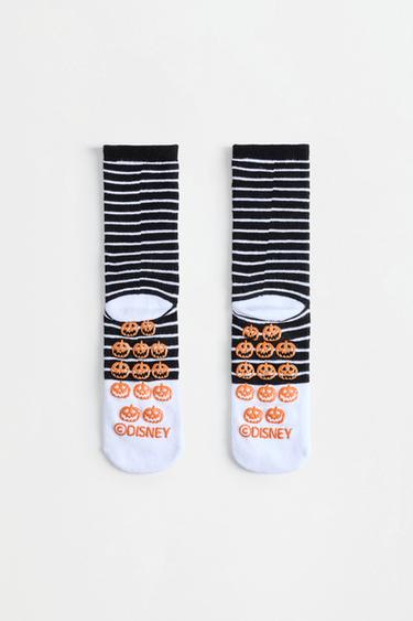 Kids | Nightmare Suede Christmas ©Disney socks — WHITE/BLACK 2