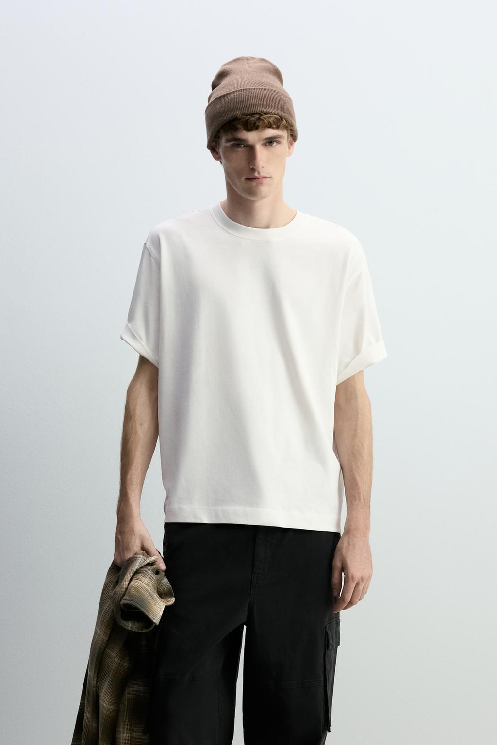 Heavy jersey printed T-shirt