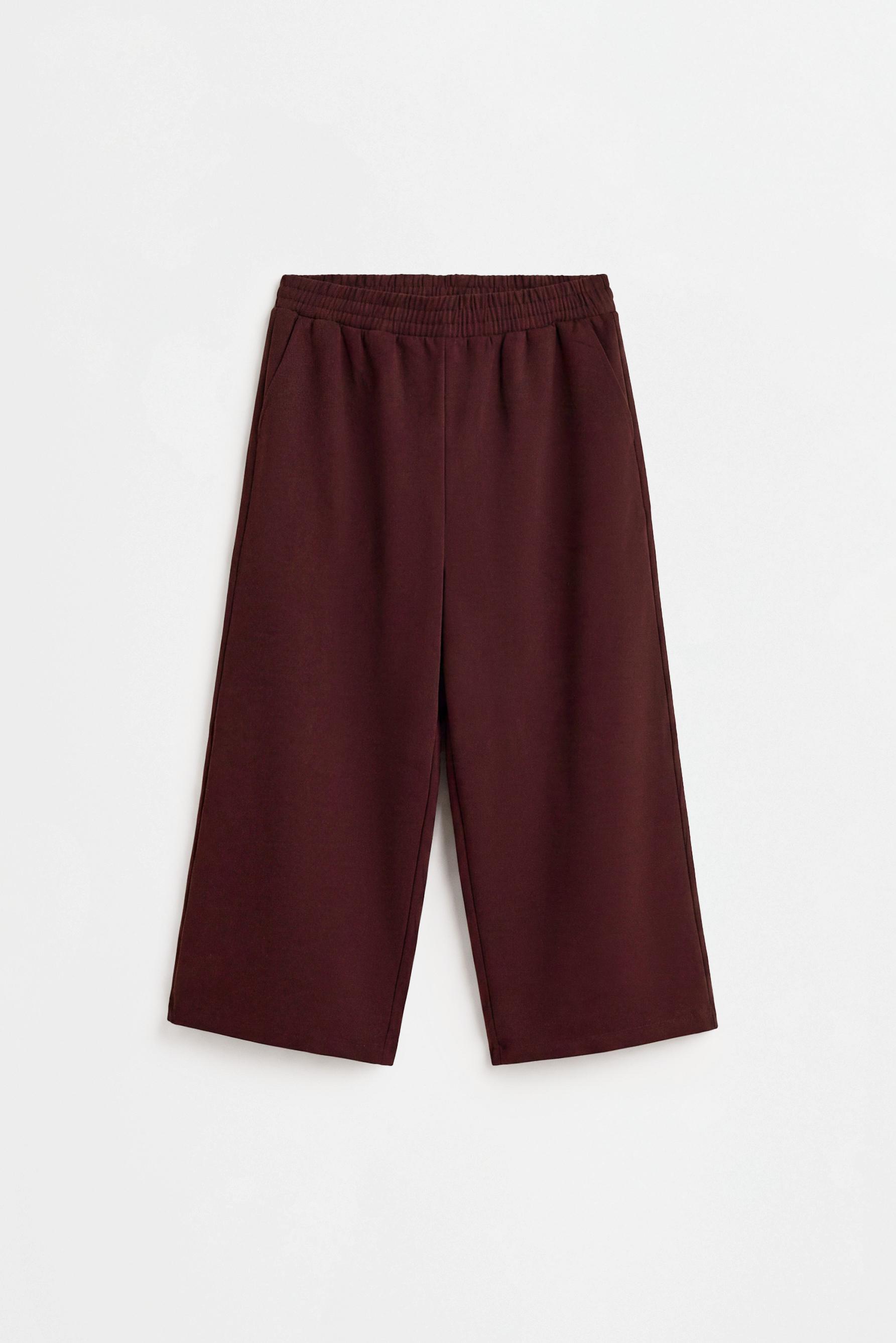 Culotte joggers — DARK BROWN