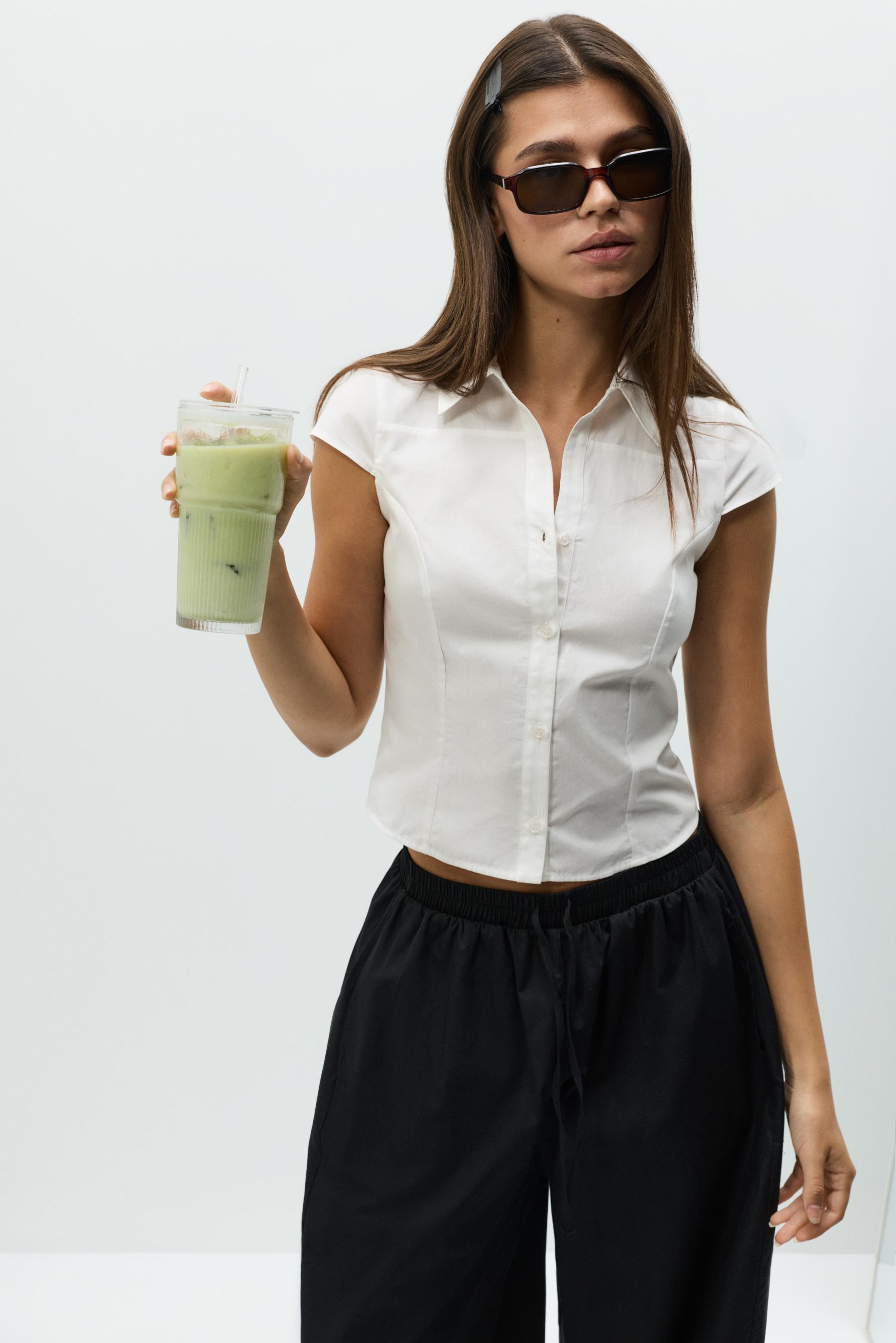 Poplin shirt — OFF WHITE
