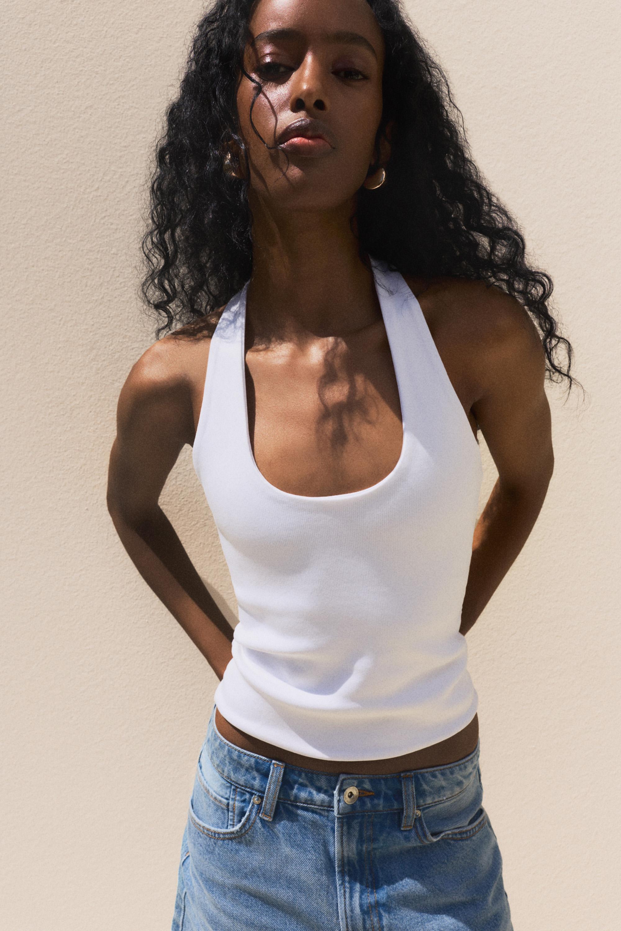 Distressed denim Bermuda shorts — PALE INDIGO