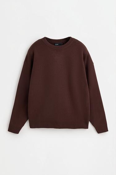 Basic sweater — DARK BROWN 6
