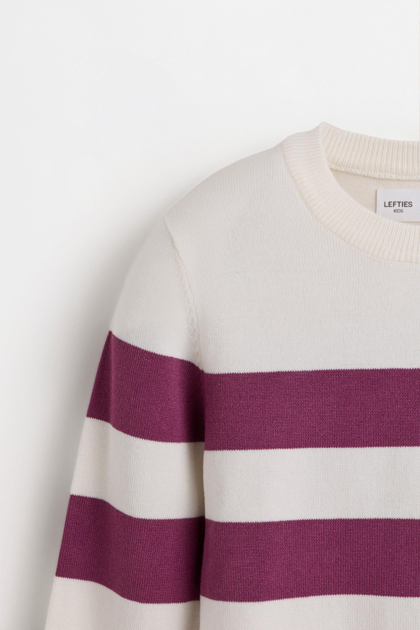 Knit sweater — STRIPED
