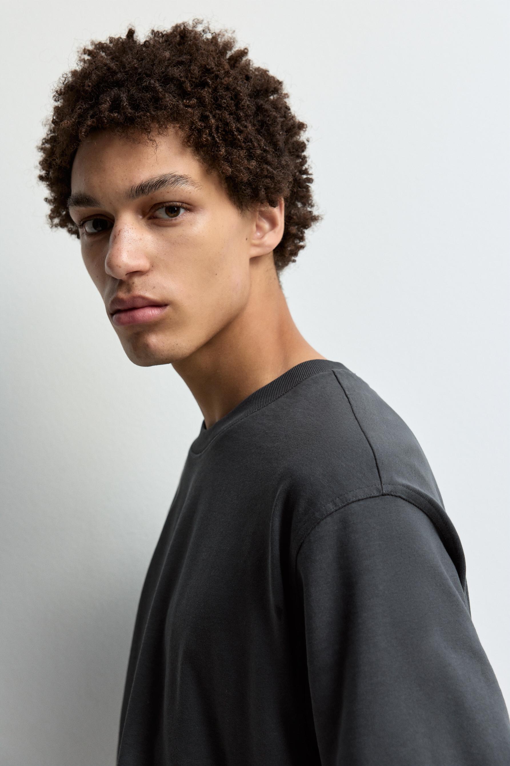 Basic cropped T-shirt — LEAD