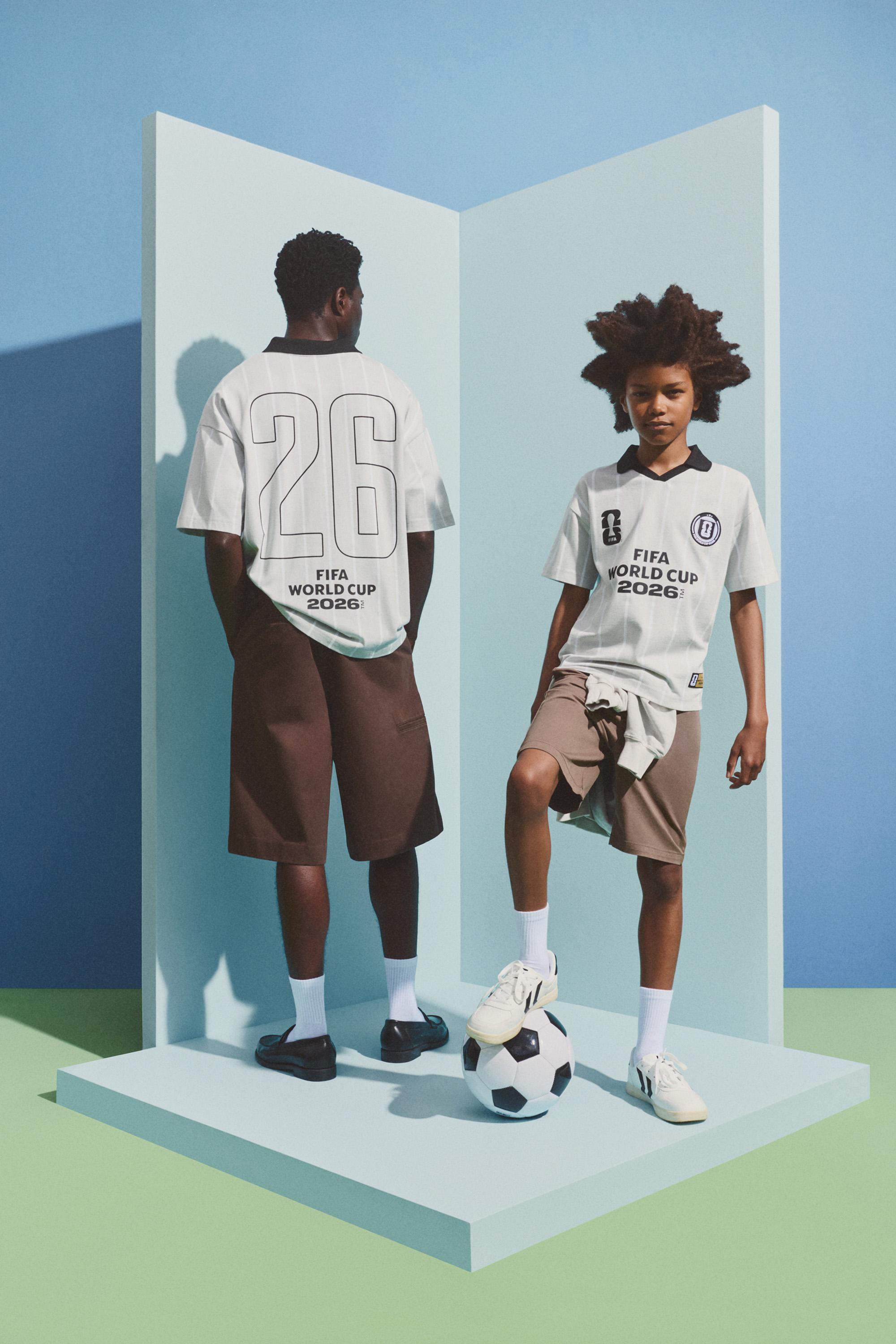 Men's | FIFA World Cup 2026 Official Licensed Product Striped Polo — PALE GREY