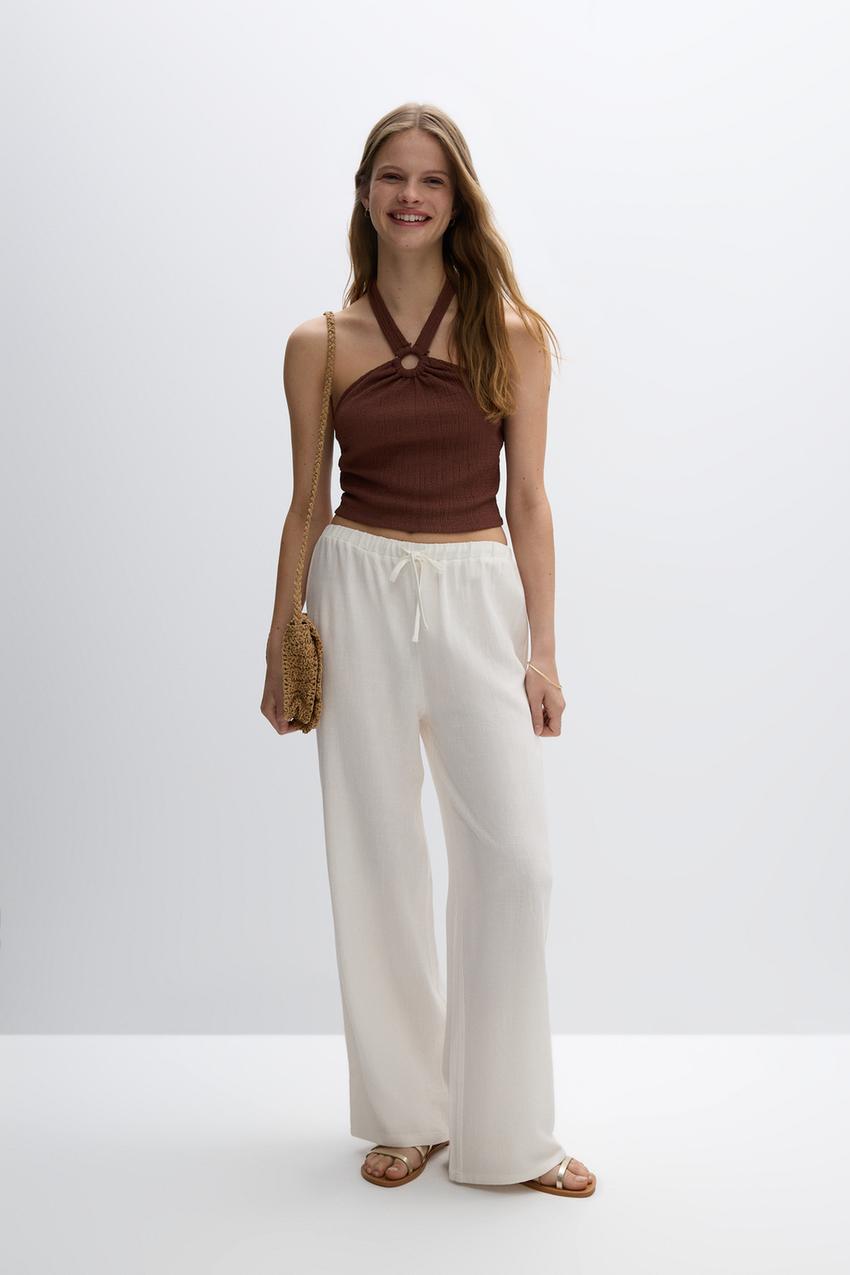 Pantalón jogger rústico Mujer Lefties ESPAÑA