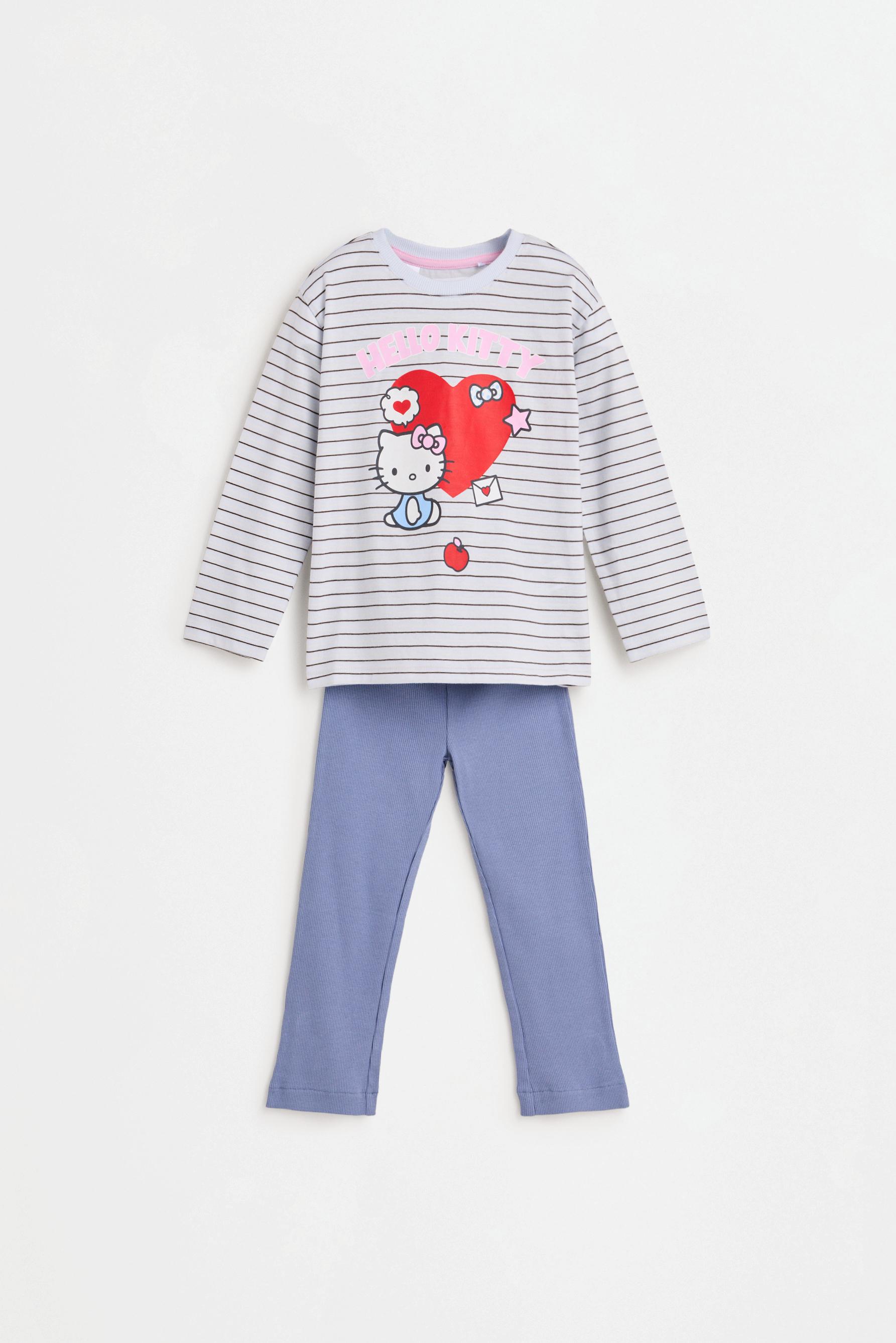 Hello Kitty ©SANRIO T-shirt and leggings co-ord — PASTEL BLUE