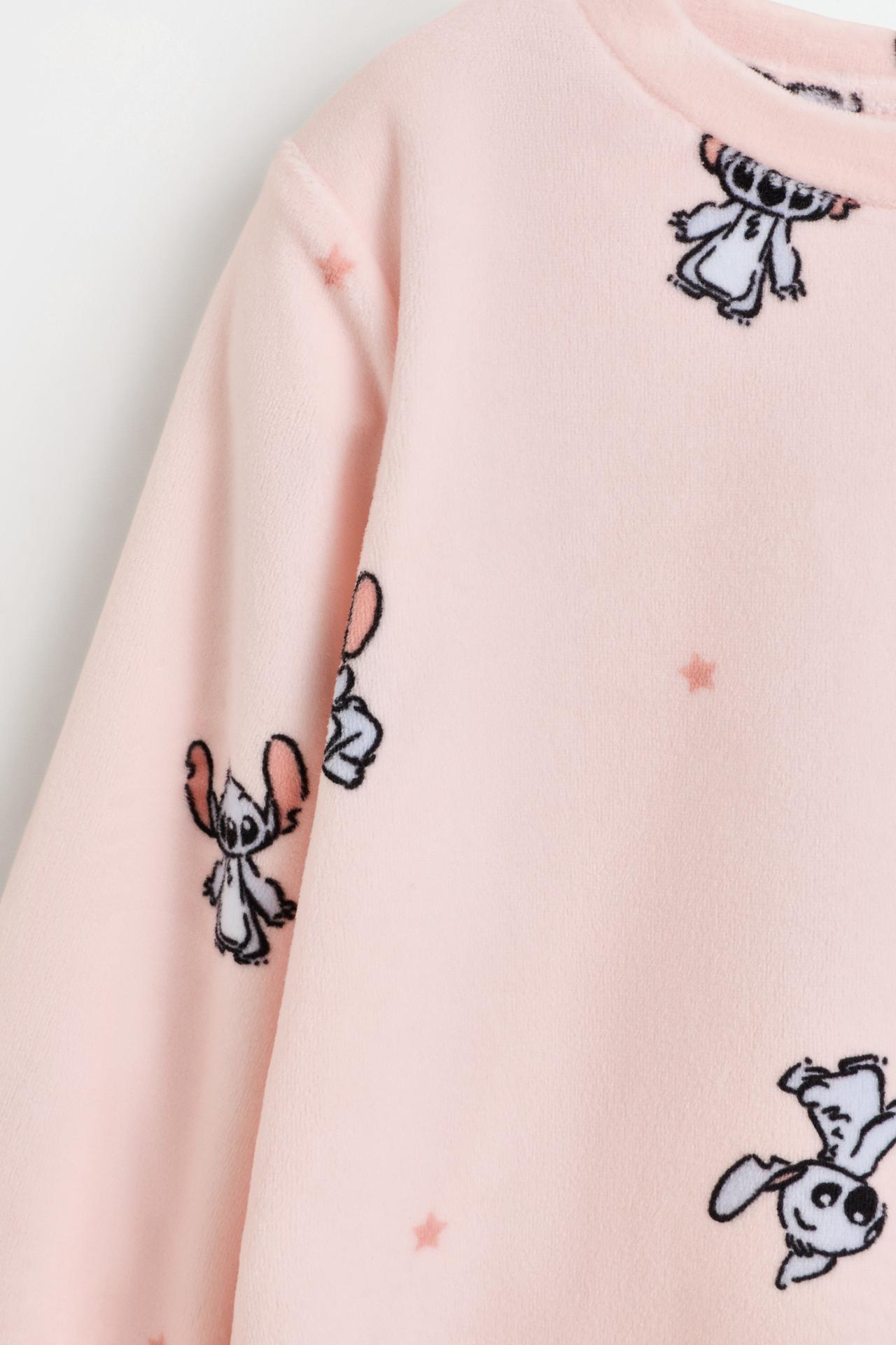Stitch ©Disney velvety pajamas — PINK