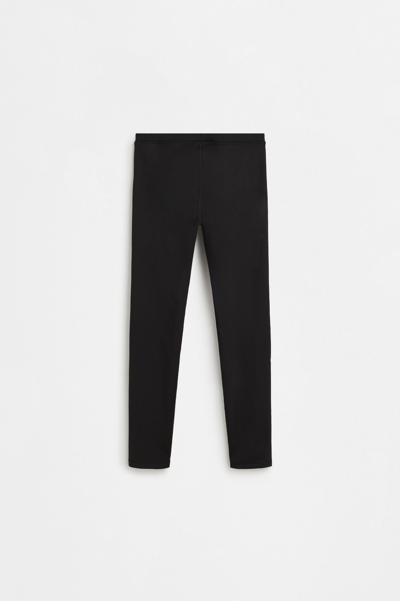 MEDIUM WEIGHT thermal leggings — BLACK