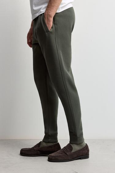 Regular fit tracksuit bottoms — DARK GREEN 3
