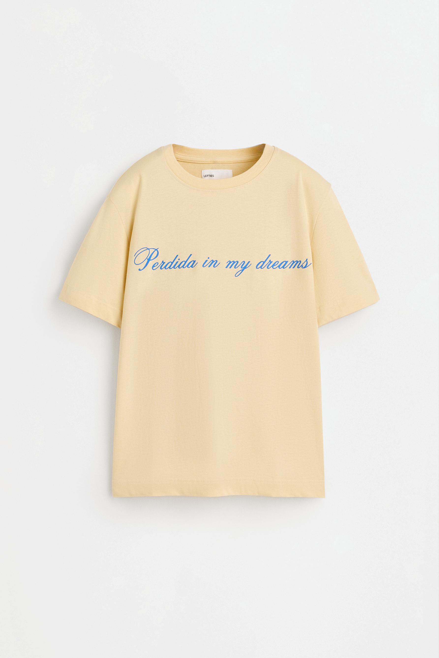 Printed T-shirt — YELLOW
