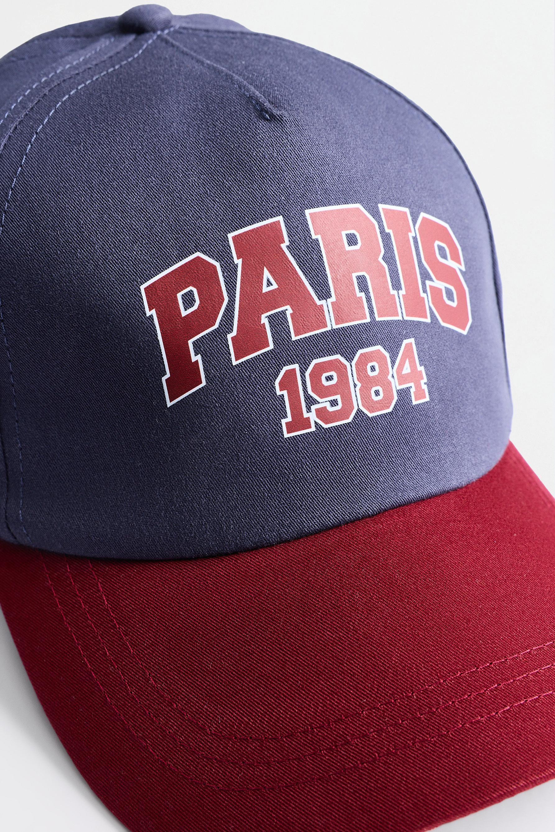 Paris Cap — RED/NAVY