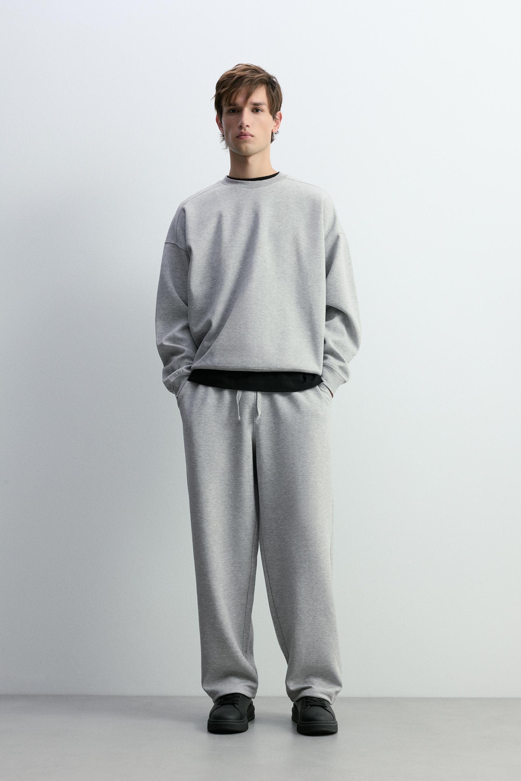 Pantalón chándal interlock baggy