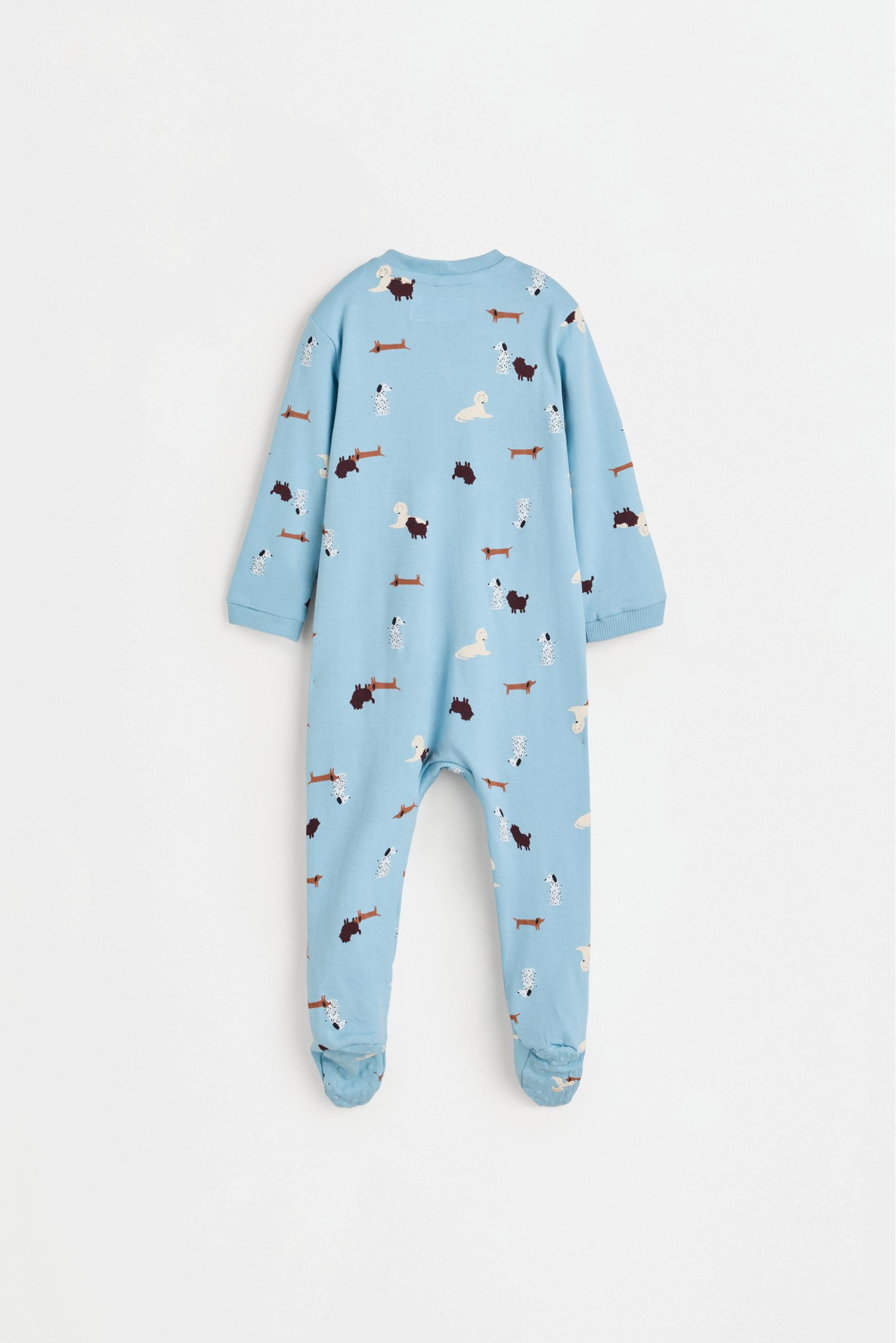 Pack of 2 dinosaur sleepsuits — ECRU