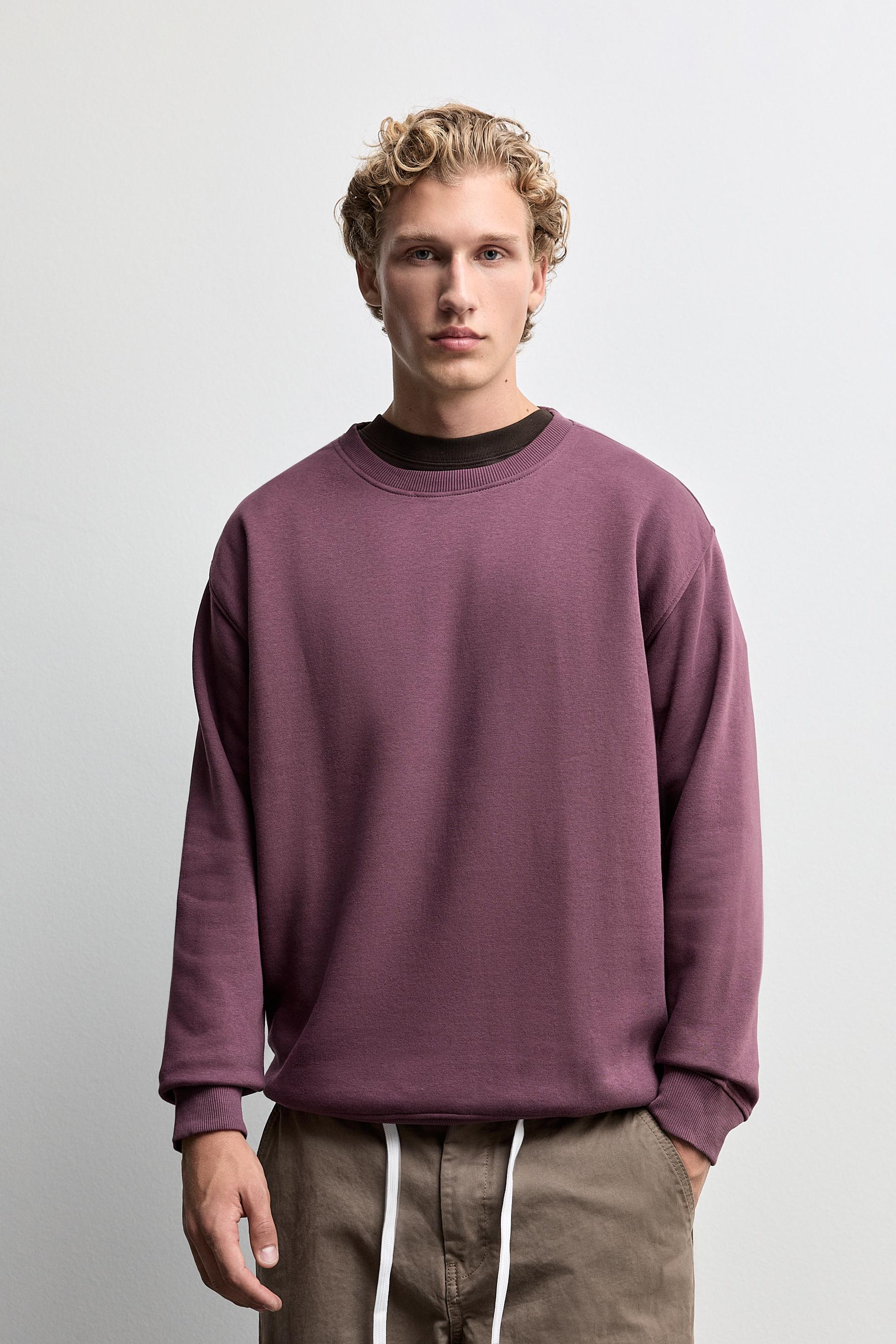 Basic sweatshirt — WINE