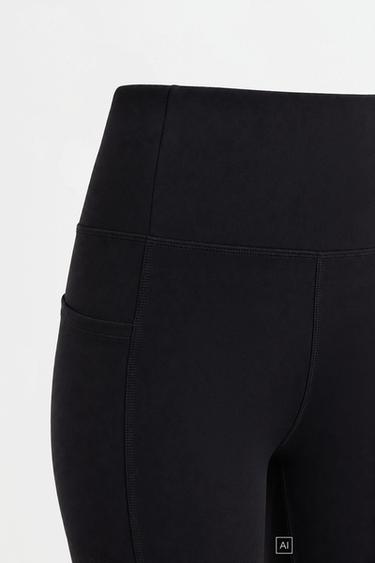 Shaping effect sports cycling leggings. — BLACK 7