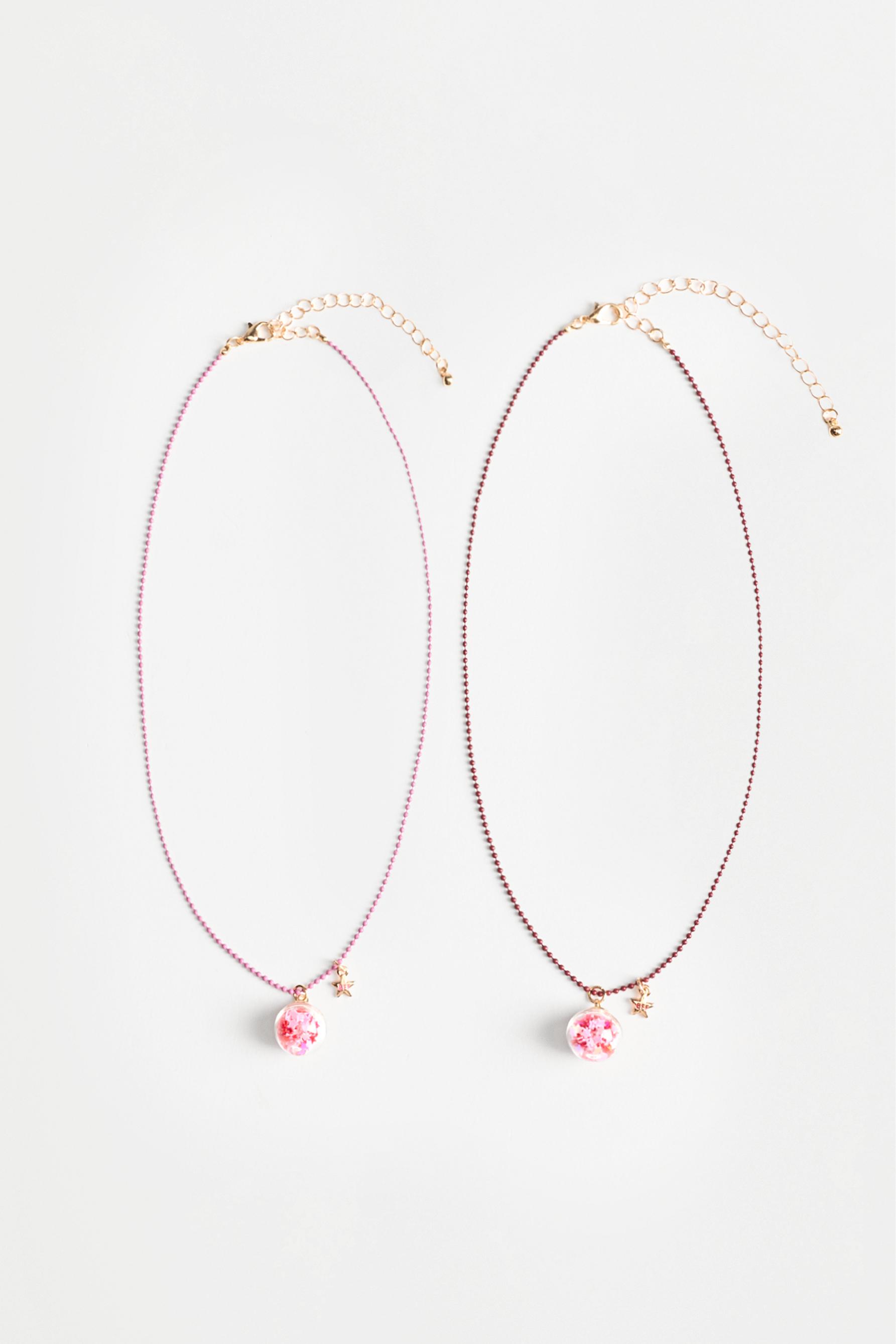 BFF star necklaces (2-pack) — LILAC