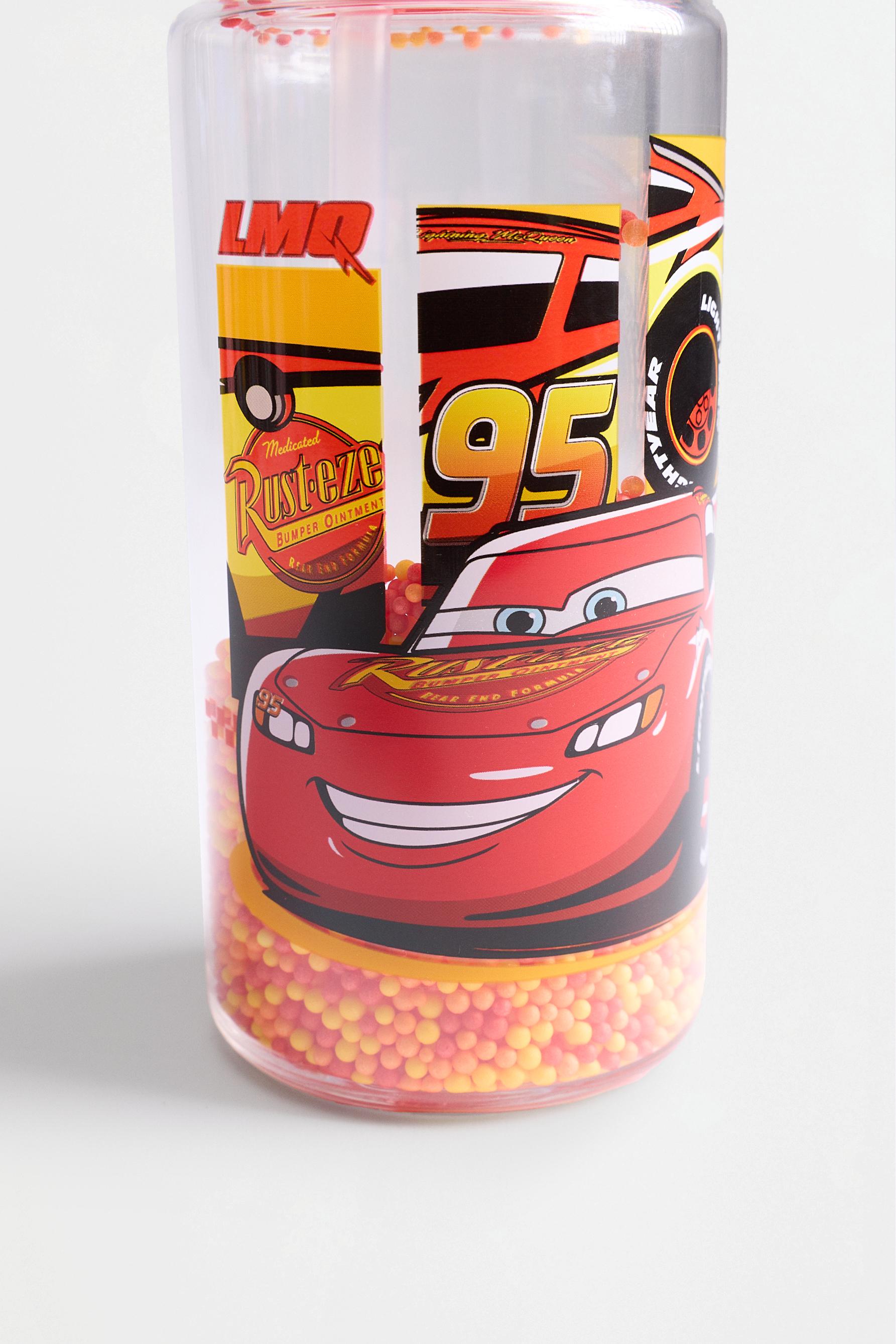 Cars ©Disney 250 ml bottle with beads — RED