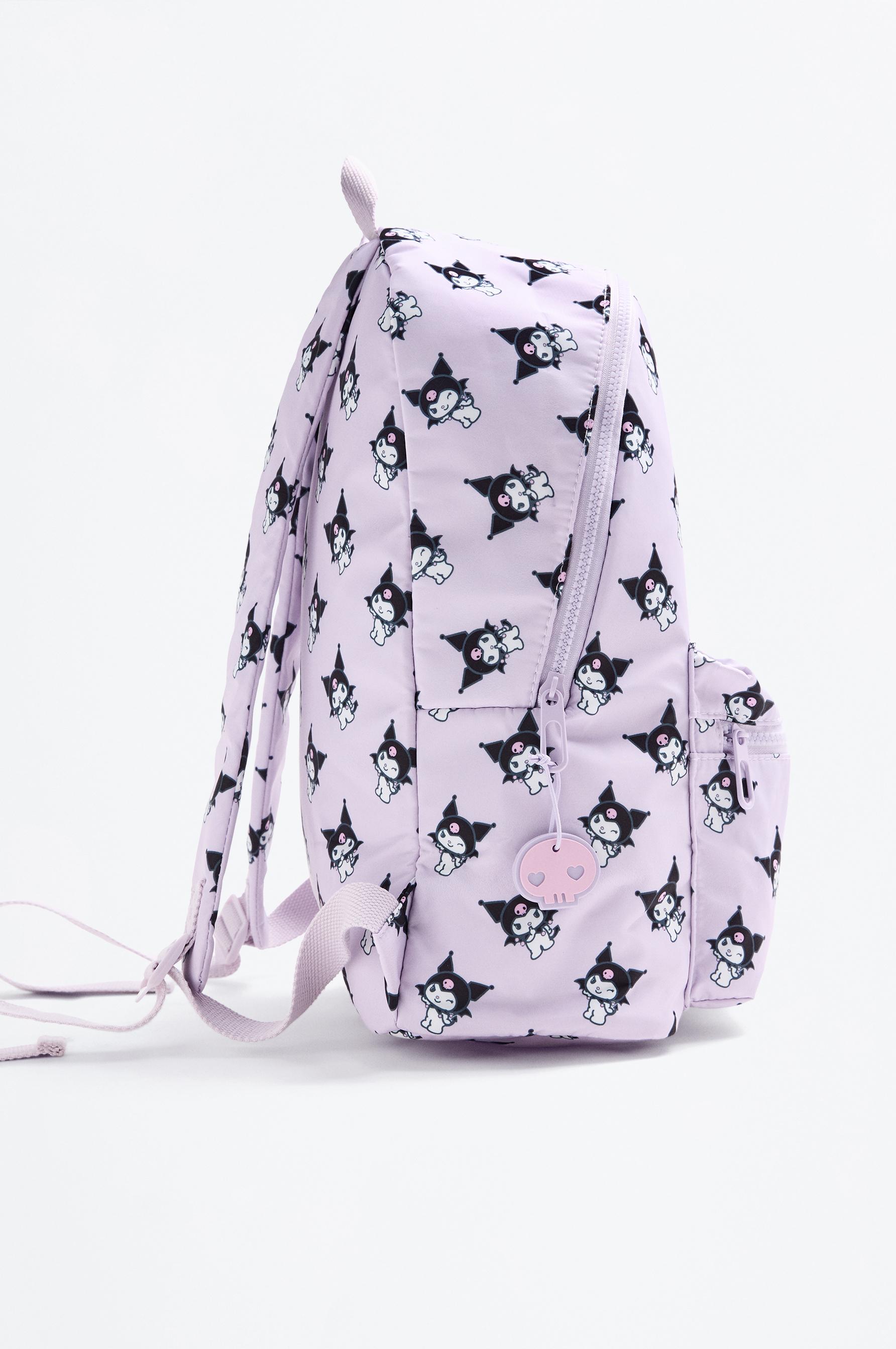 Kuromi Hello Kitty ©SANRIO school backpack — MAUVE