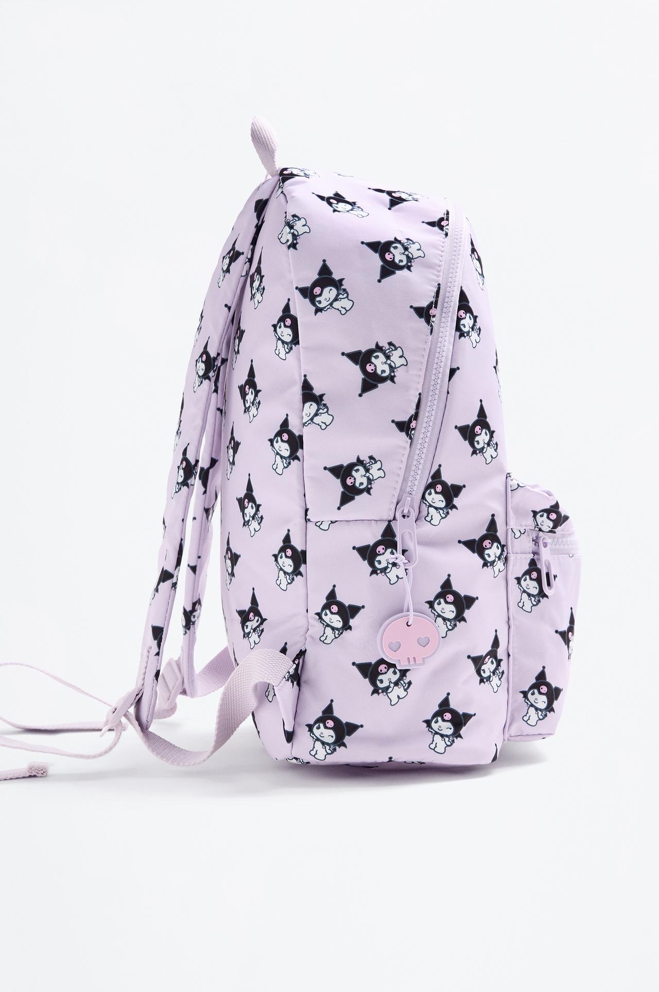 Kuromi Hello Kitty ©SANRIO school backpack — MAUVE