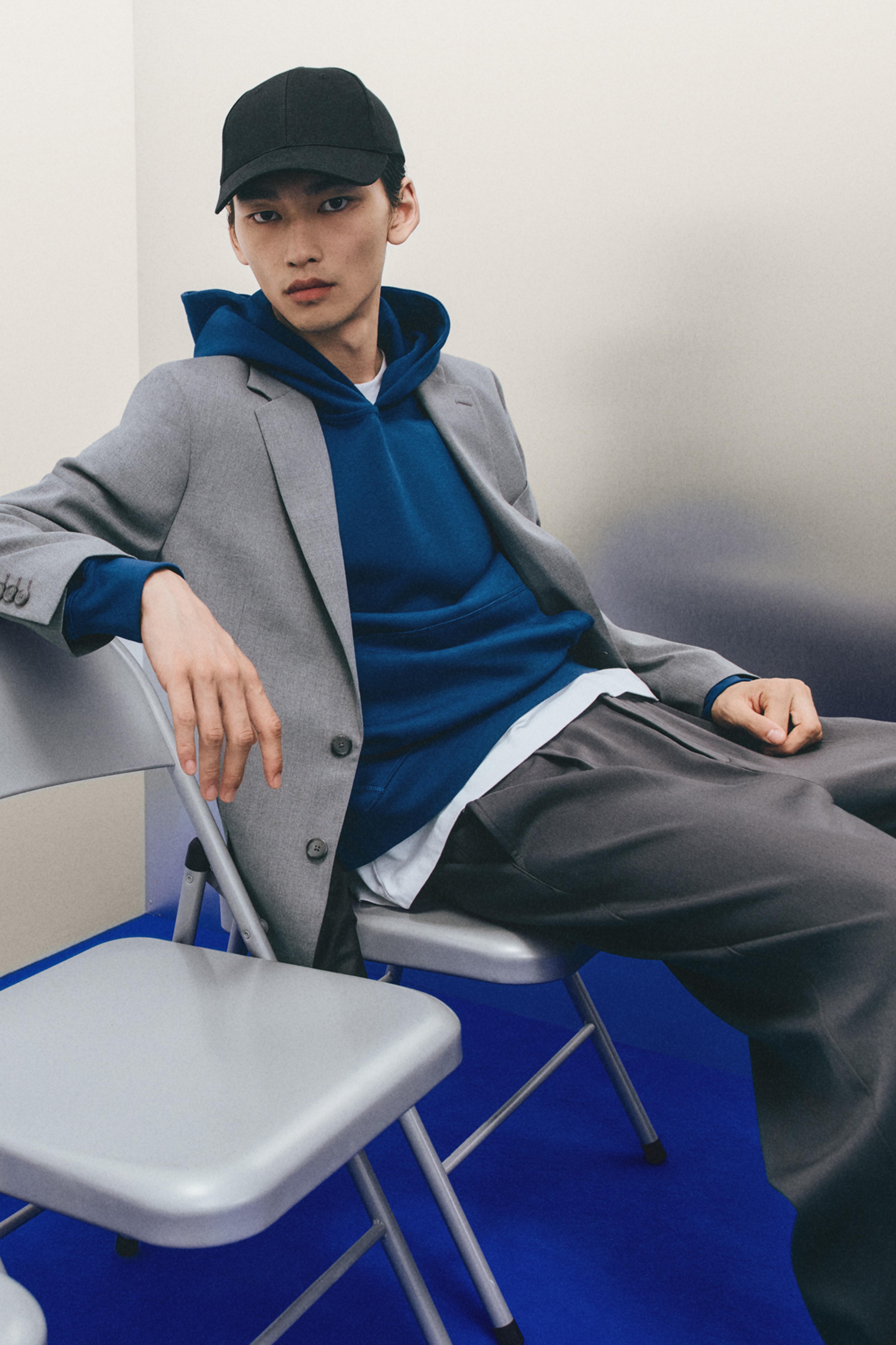 Interlock hoodie — COBALT GREY