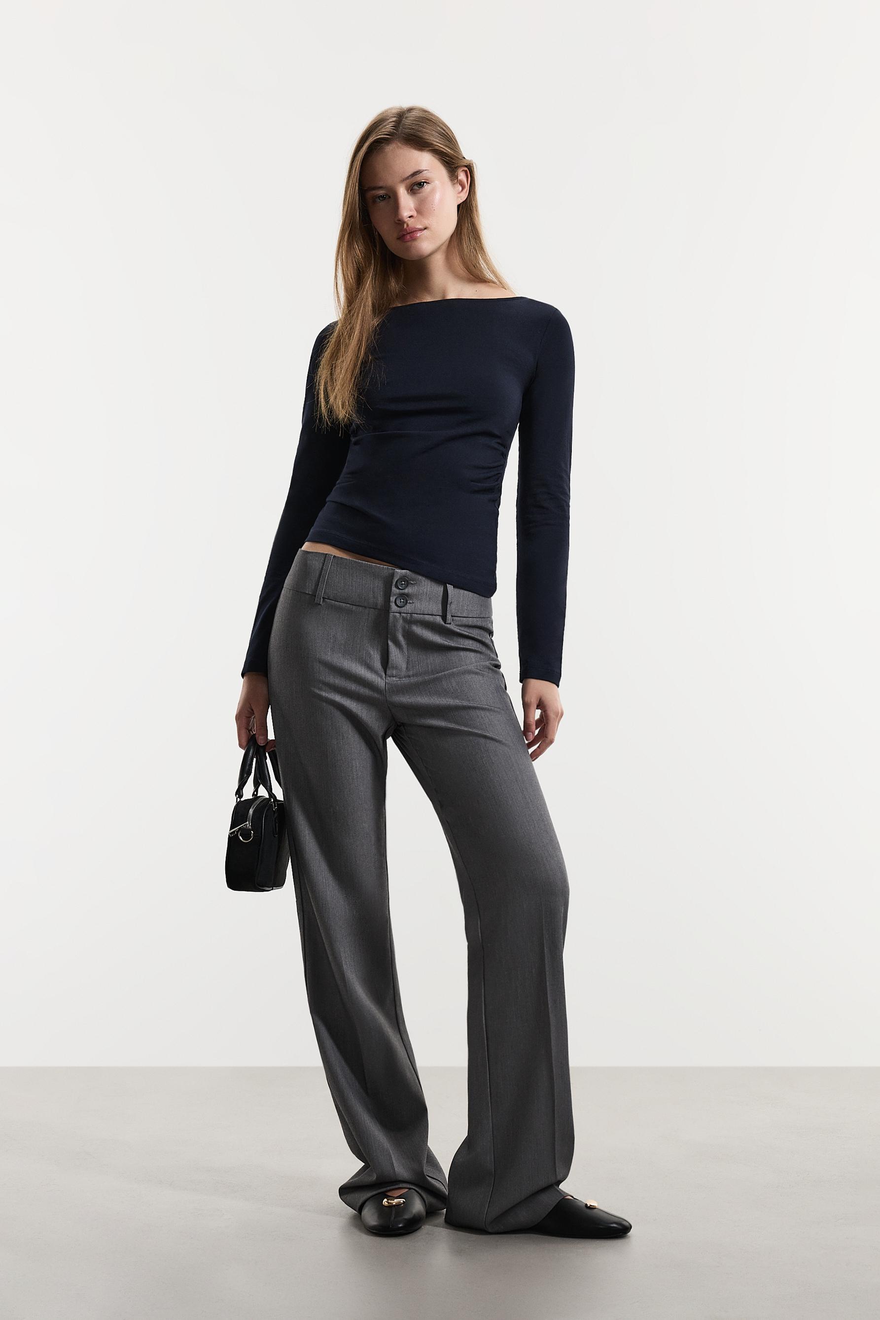 Ruched T-shirt — DARK NAVY