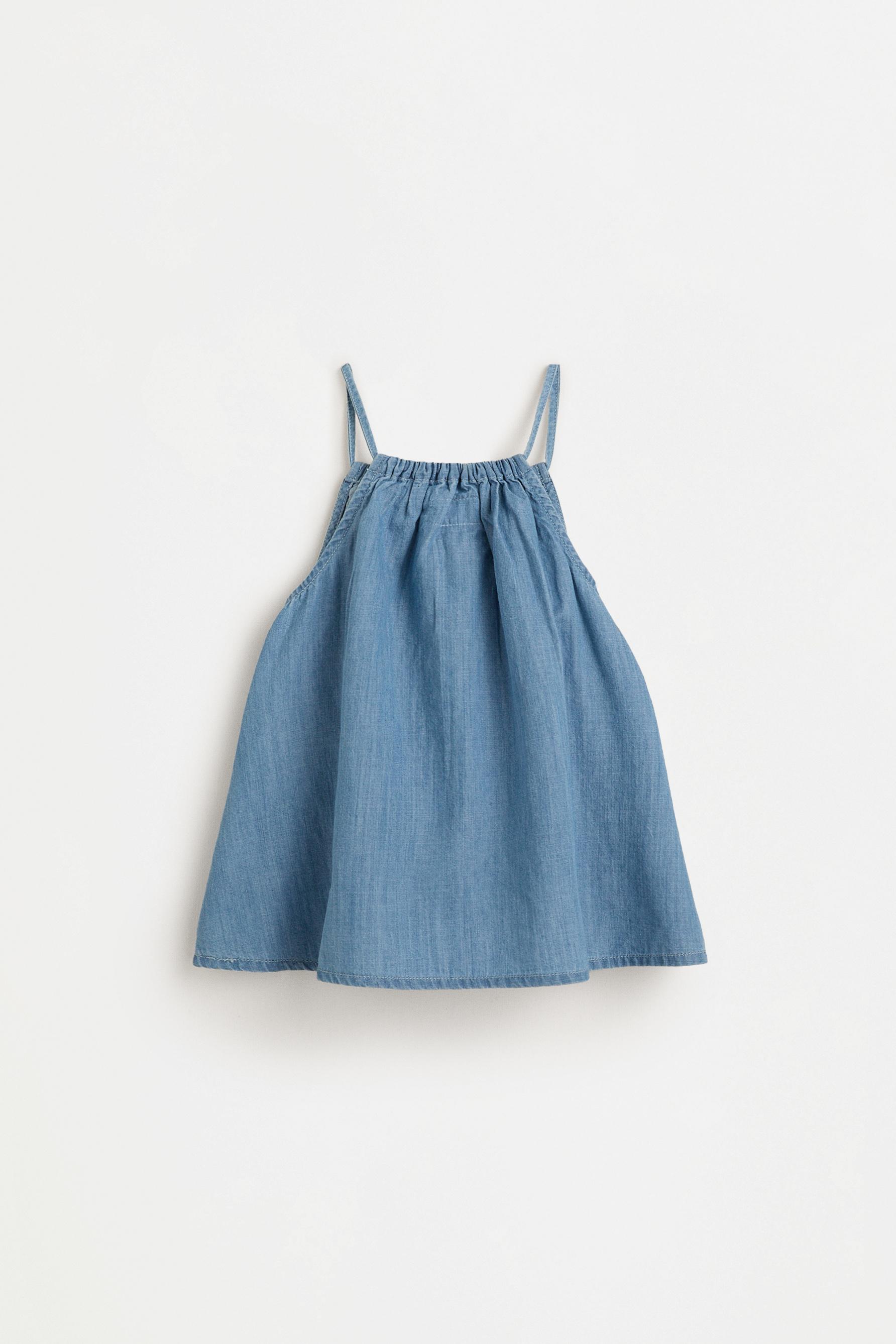 Lightweight denim tank — PALE BLUE
