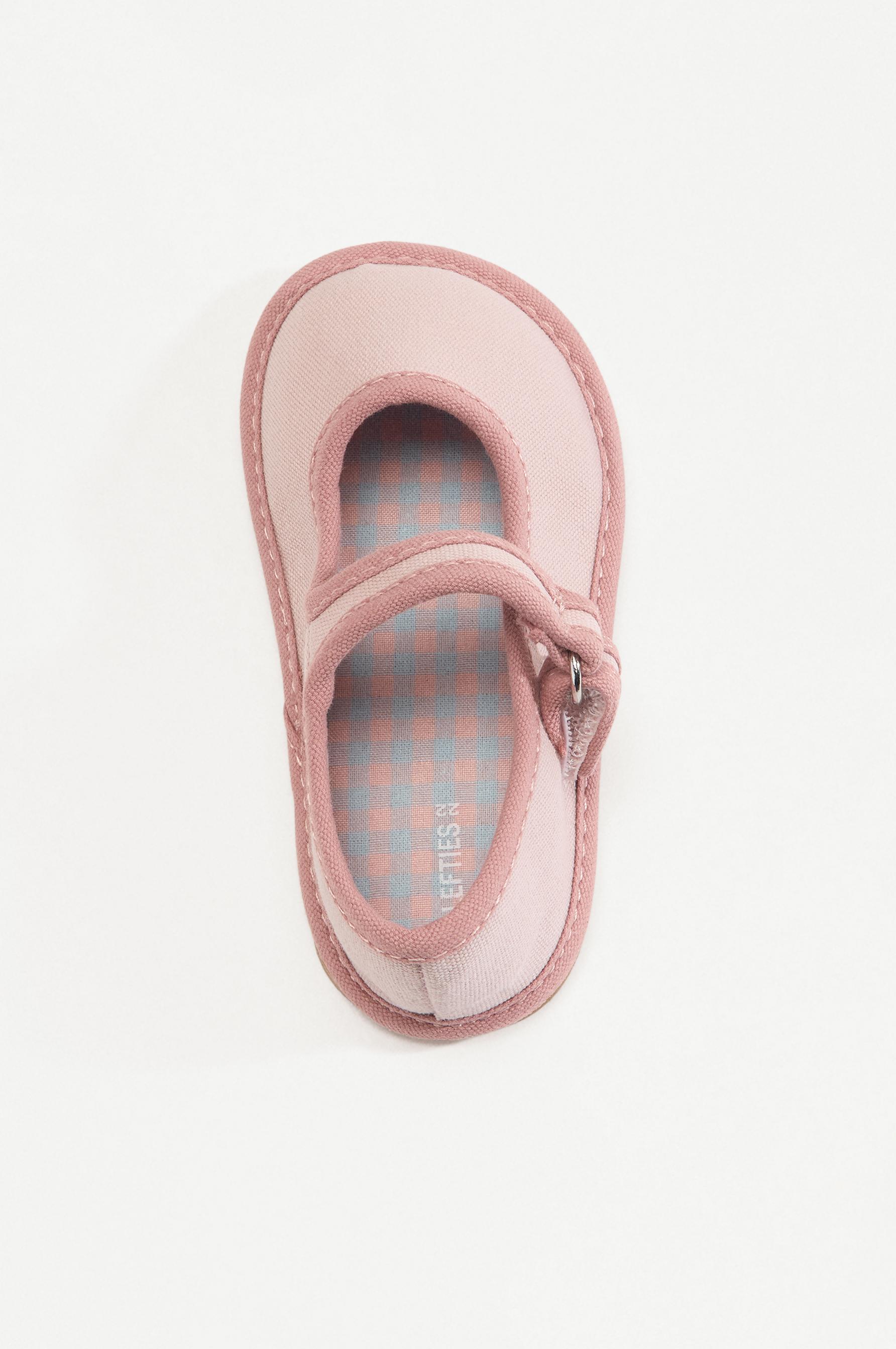 BAREFOOT MARY JANE FLATS — PALE PINK