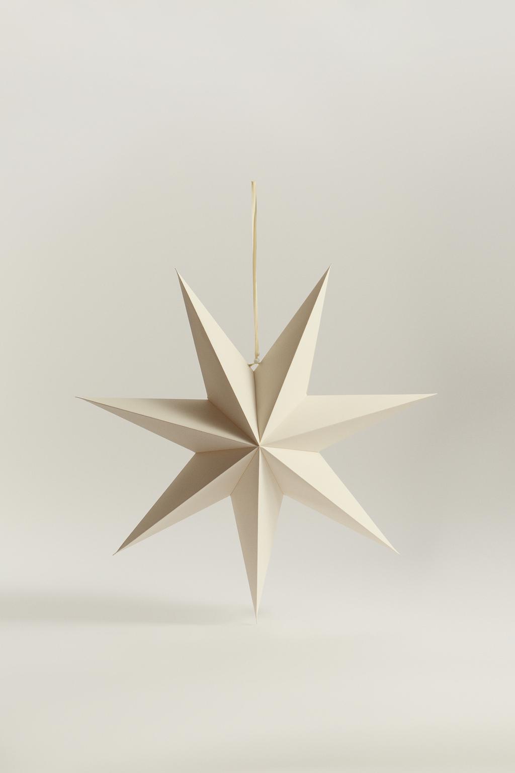 Adorno estrella lisa