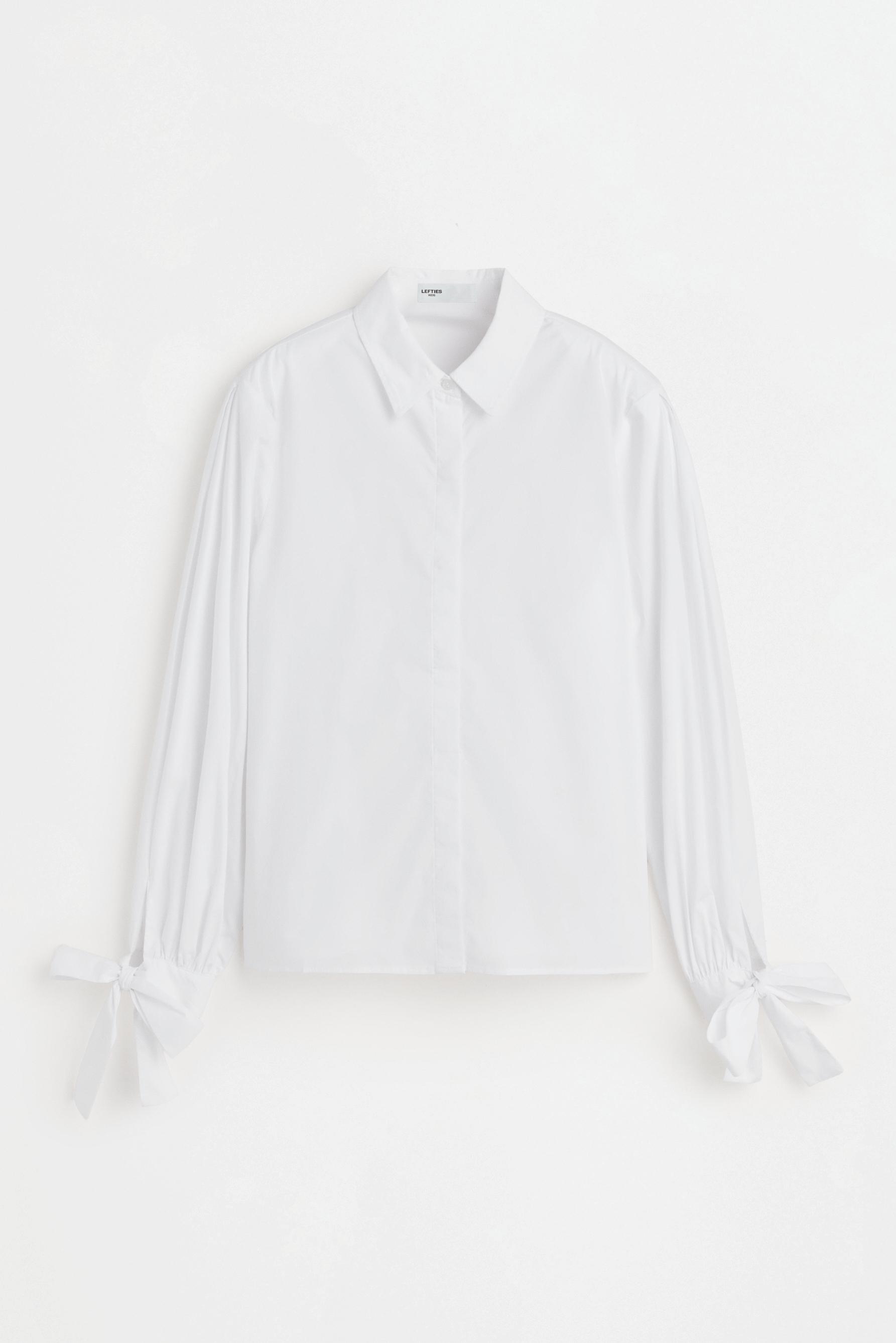 Camisa con lazo en puño