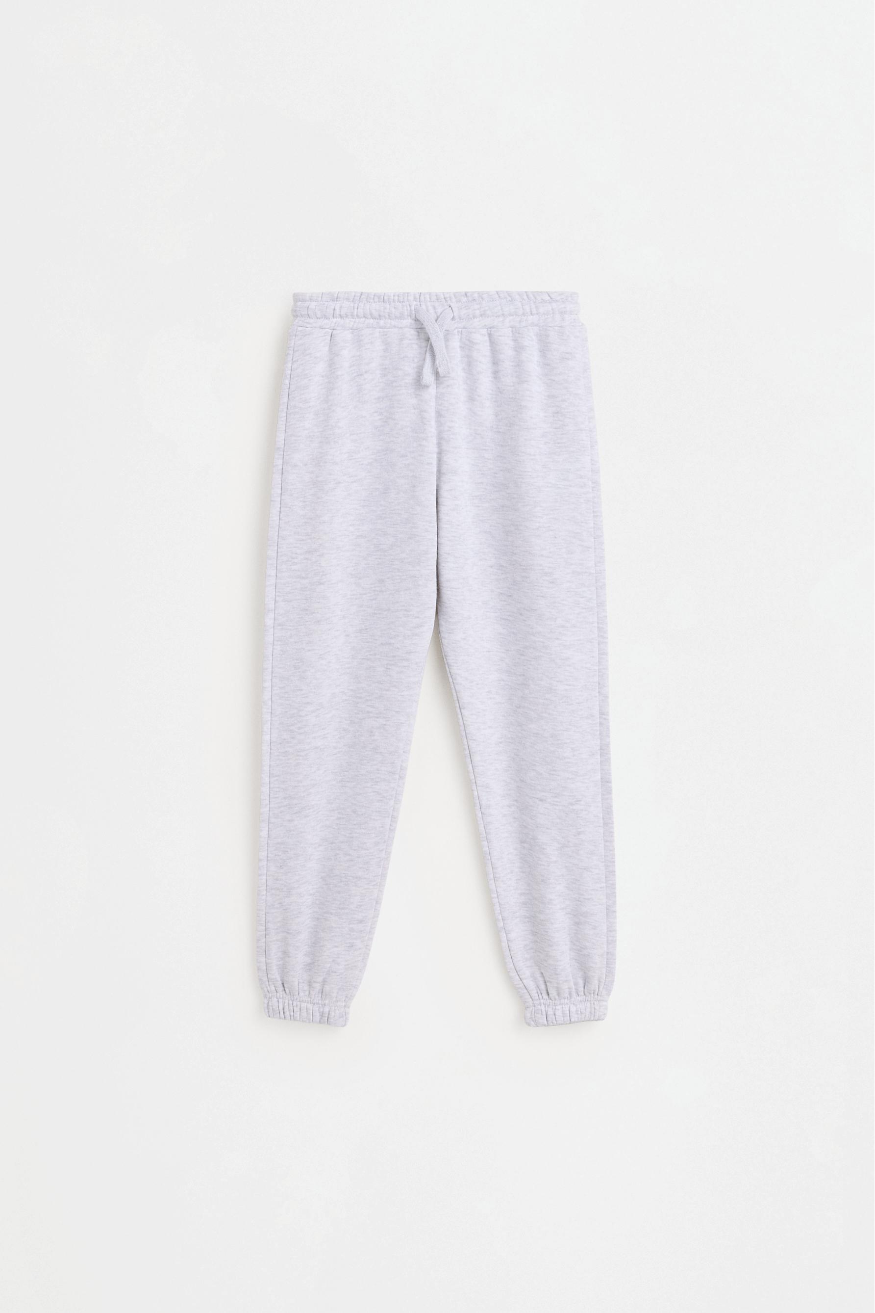 Plush joggers — PALE GREY