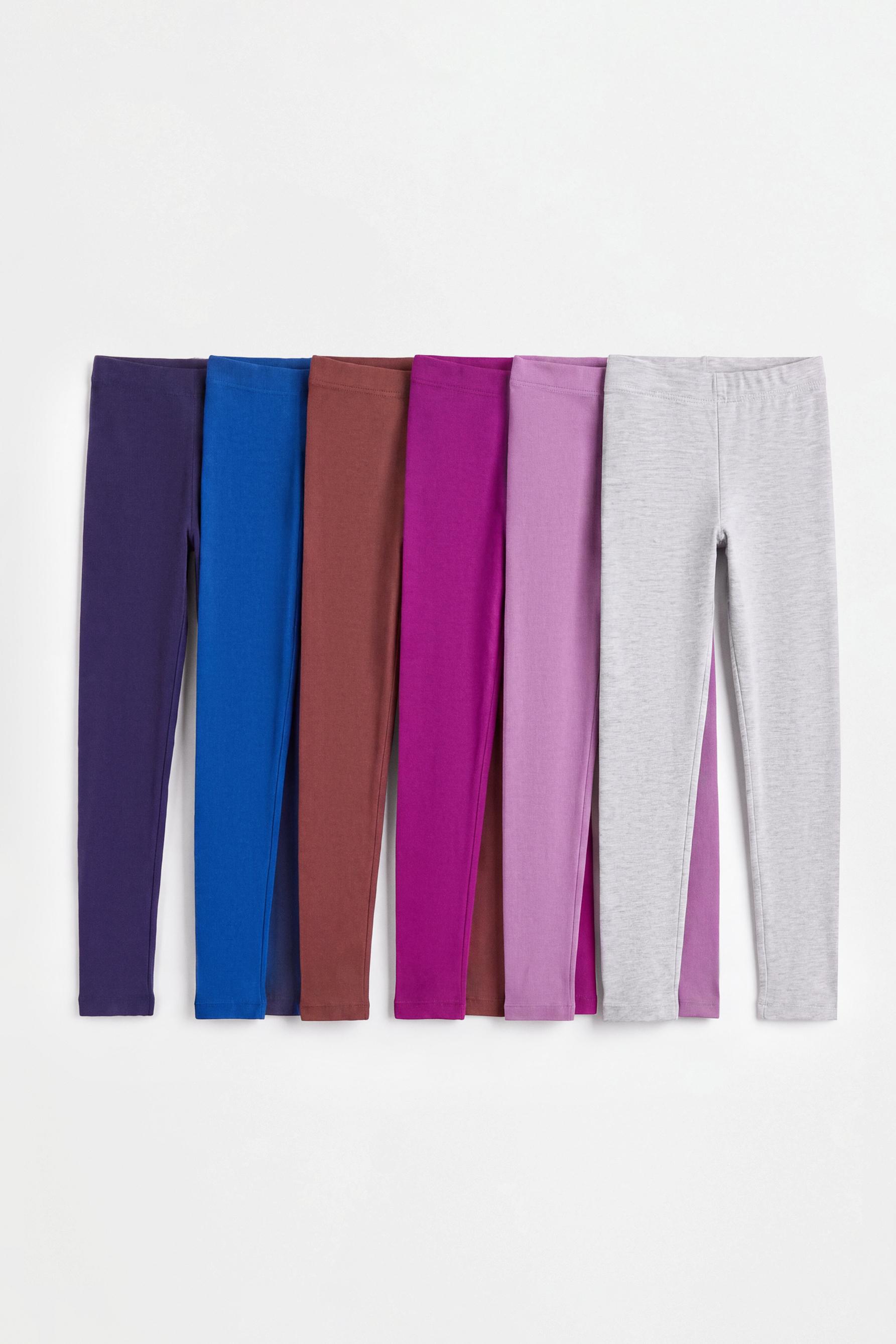 Pack 6 leggings lisos