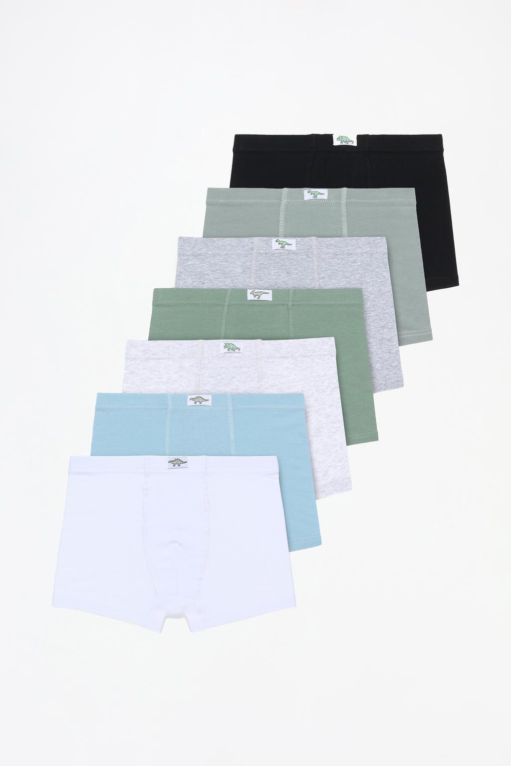 7-pack of plain boxers