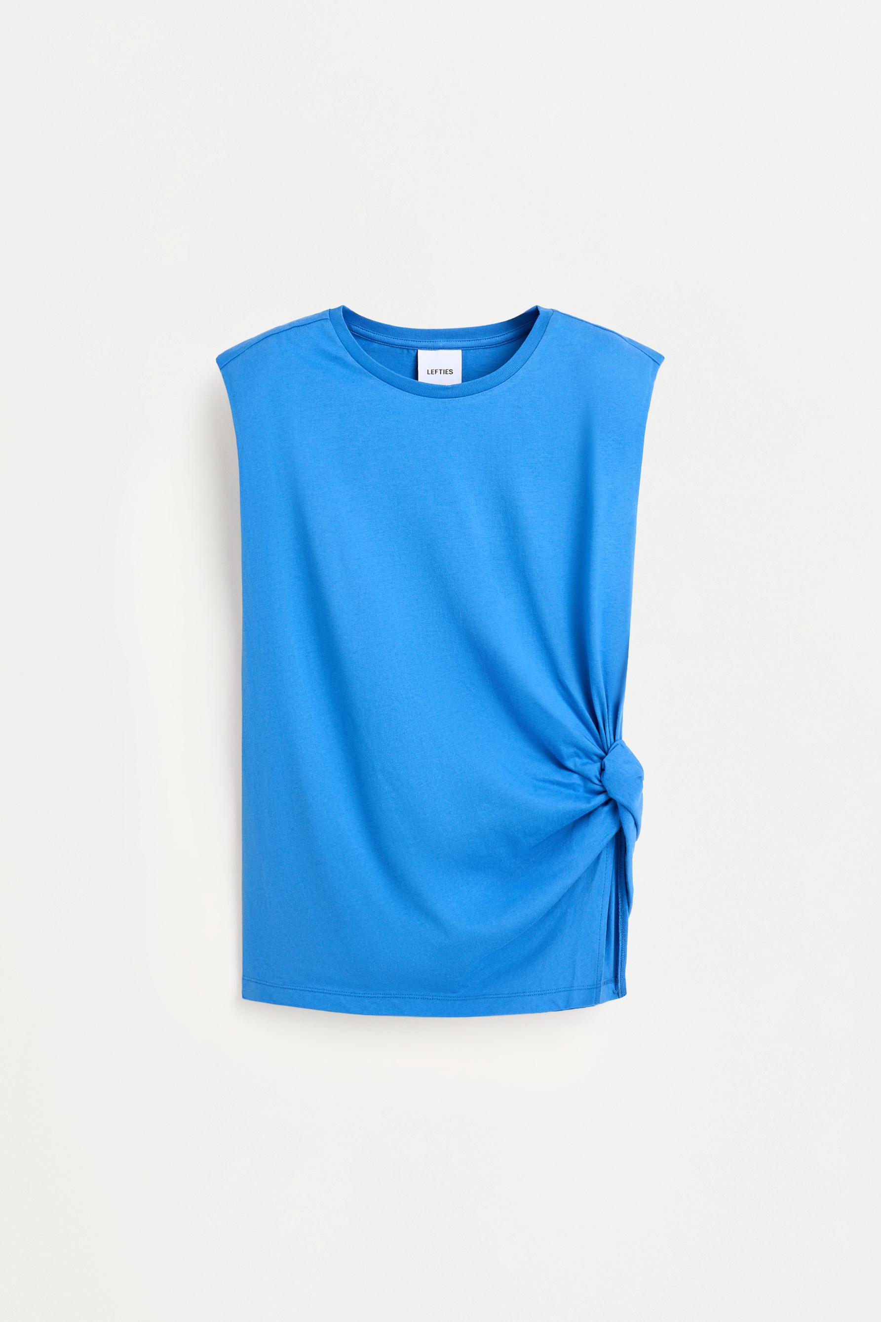 Knotted T-shirt — DEEP BLUE